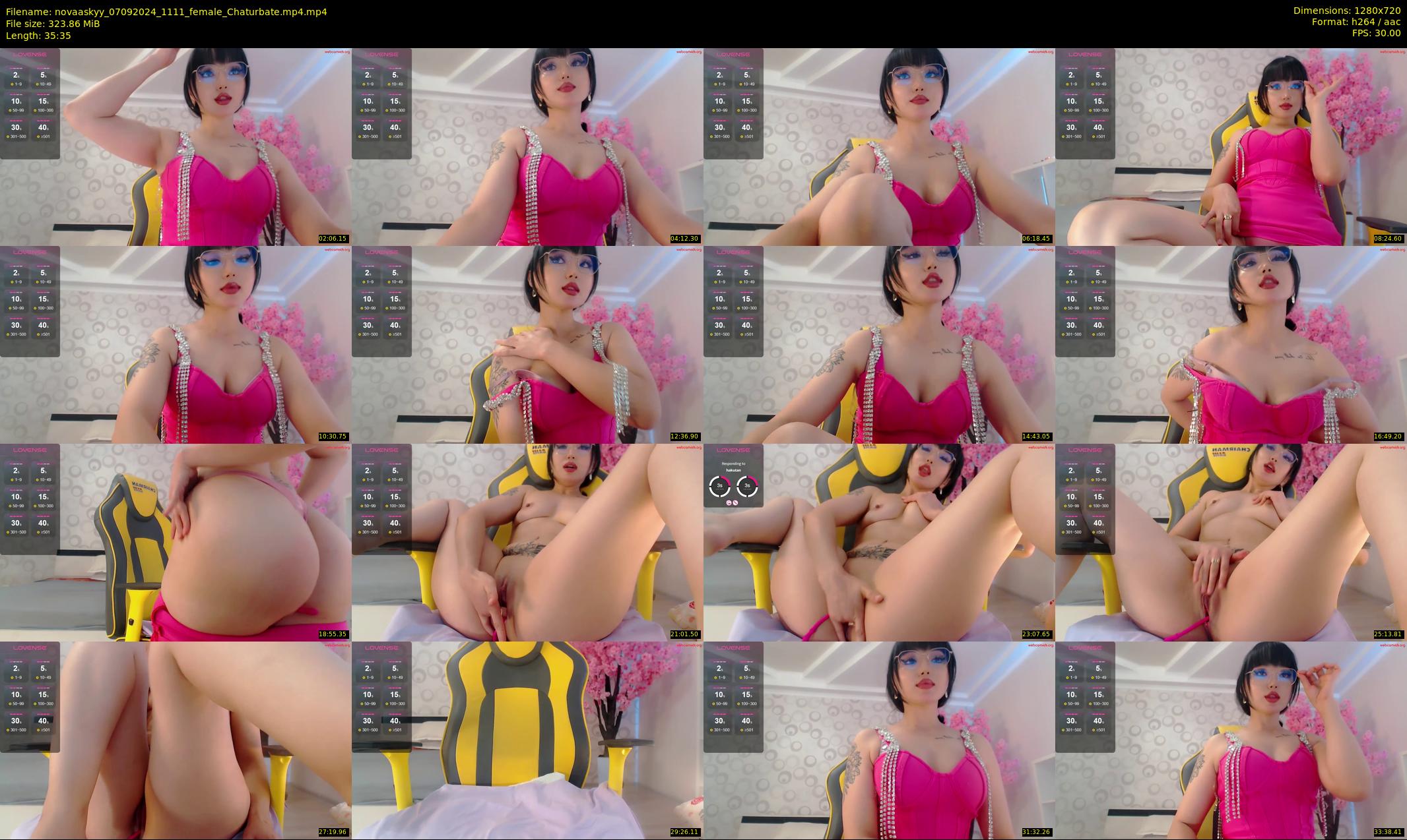 novaaskyy — 36 minute Chaturbate female cam show recording, 720p, Sep 7, 2024