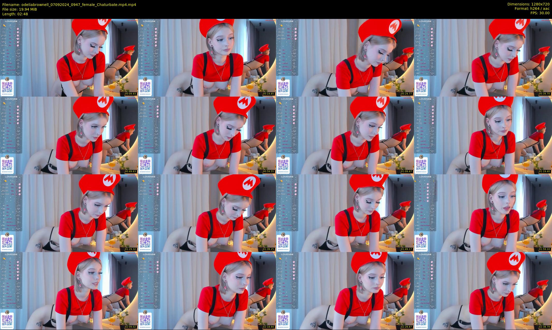 odeliabrownell — 3 minute Chaturbate female cam show recording, 720p, Sep 7, 2024