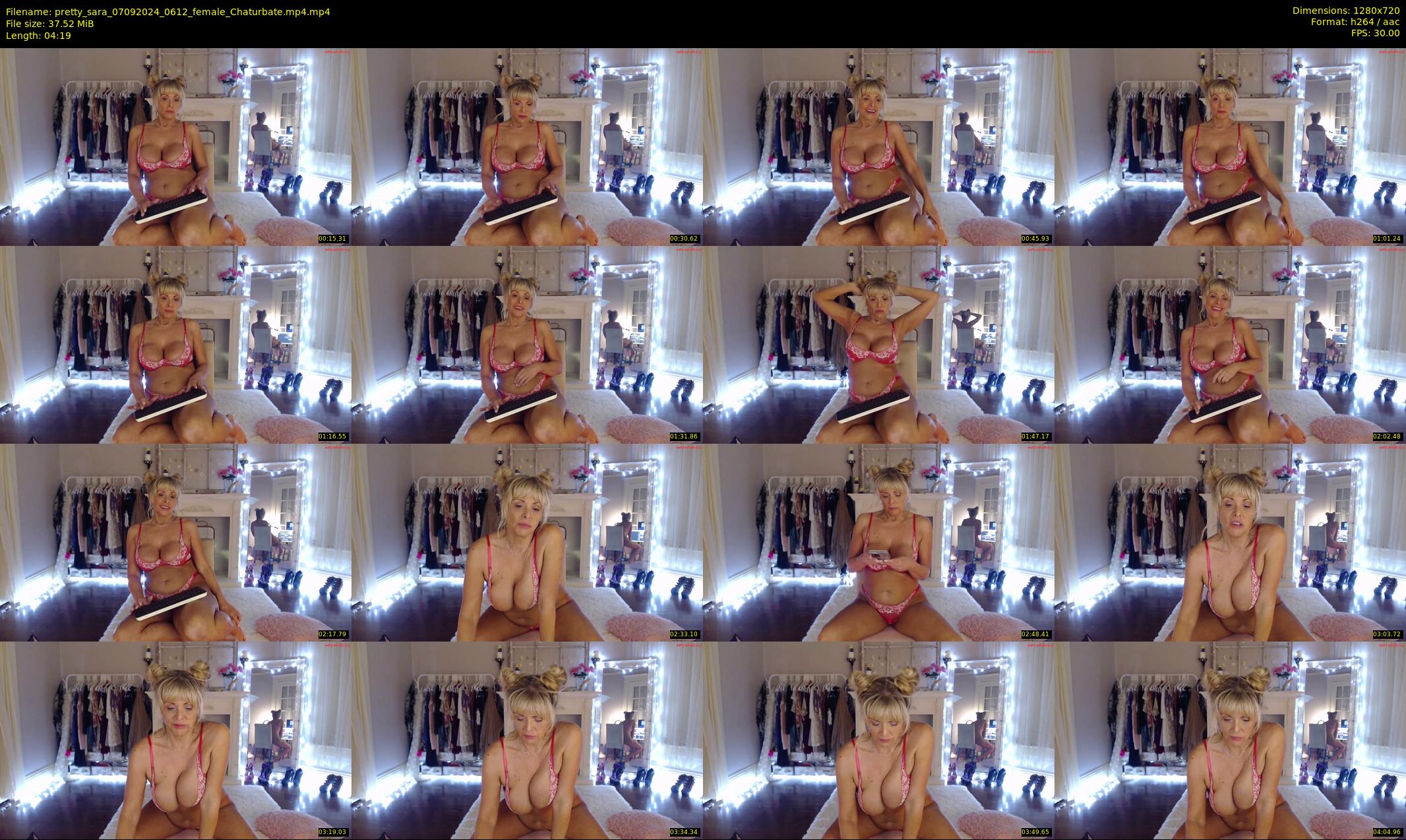 pretty_sara — 5 minute Chaturbate female cam show recording, 720p, Sep 7, 2024