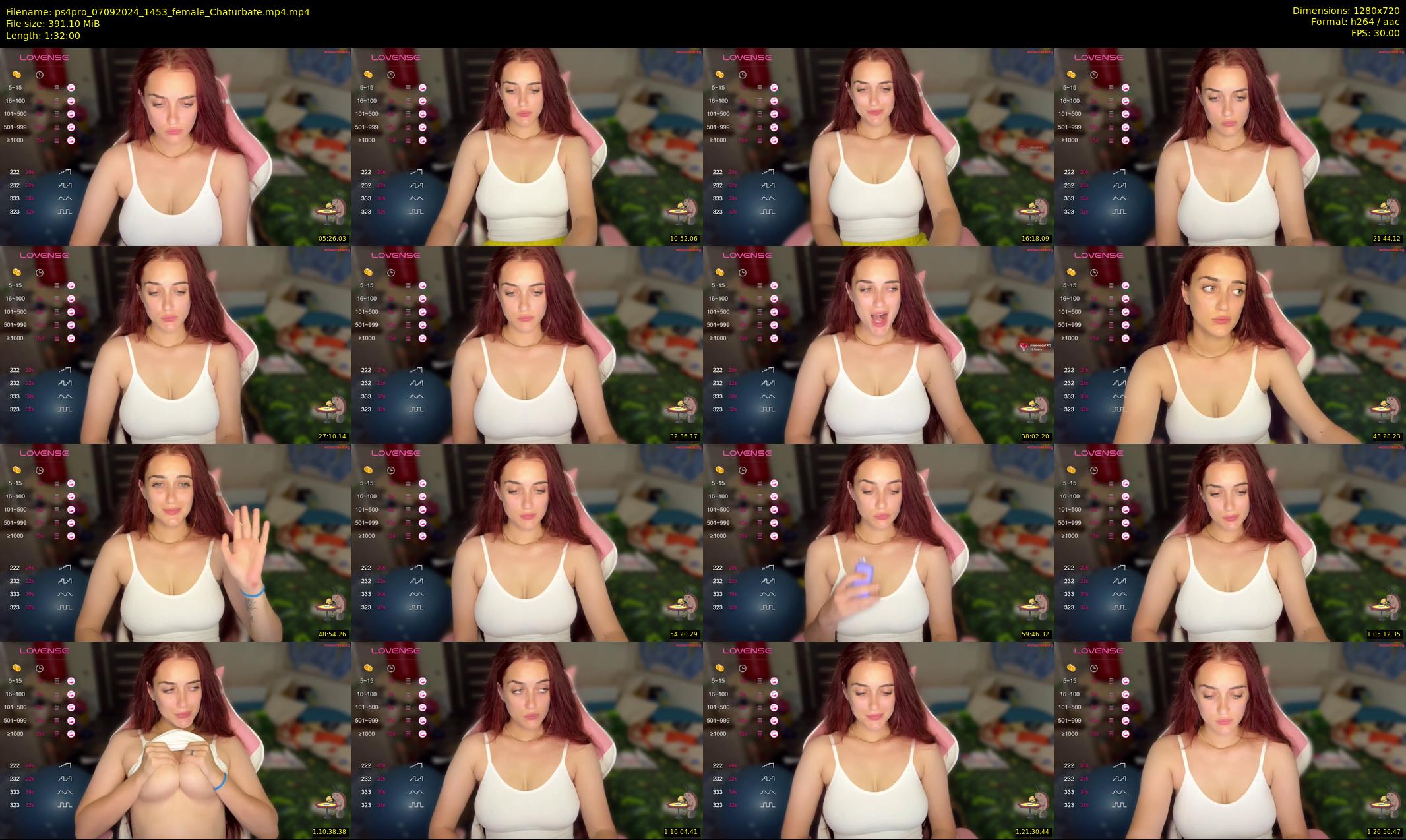 ps4pro — 92 minute Chaturbate female cam show recording, 720p, Sep 7, 2024