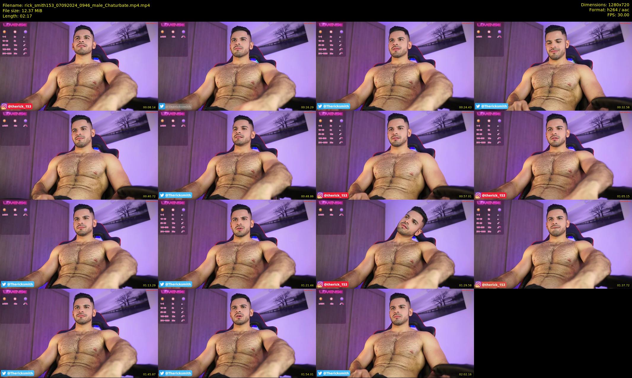 rick_smith153 — 3 minute Chaturbate male cam show recording, 720p, Sep 7, 2024