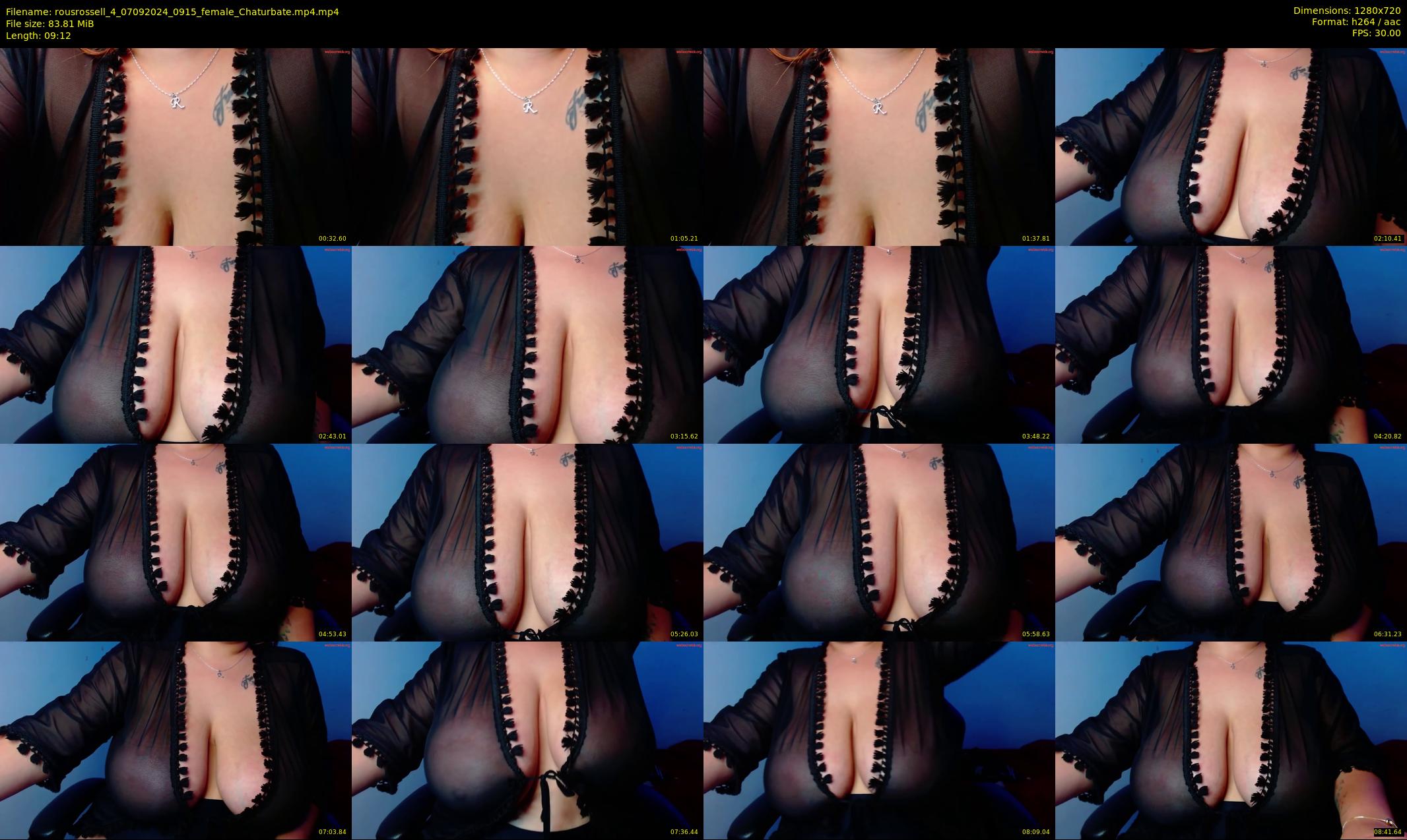 rousrossell_4 — 10 minute Chaturbate female cam show recording, 720p, Sep 7, 2024