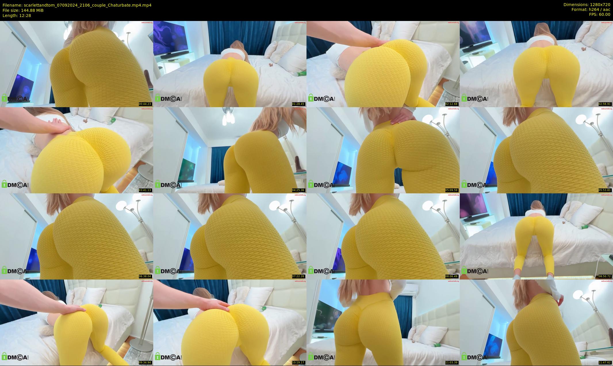scarlettandtom — 13 minute Chaturbate couple cam show recording, 720p, Sep 7, 2024