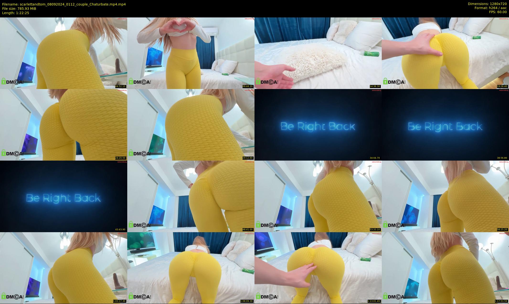 scarlettandtom — 83 minute Chaturbate couple cam show recording, 720p, Sep 8, 2024