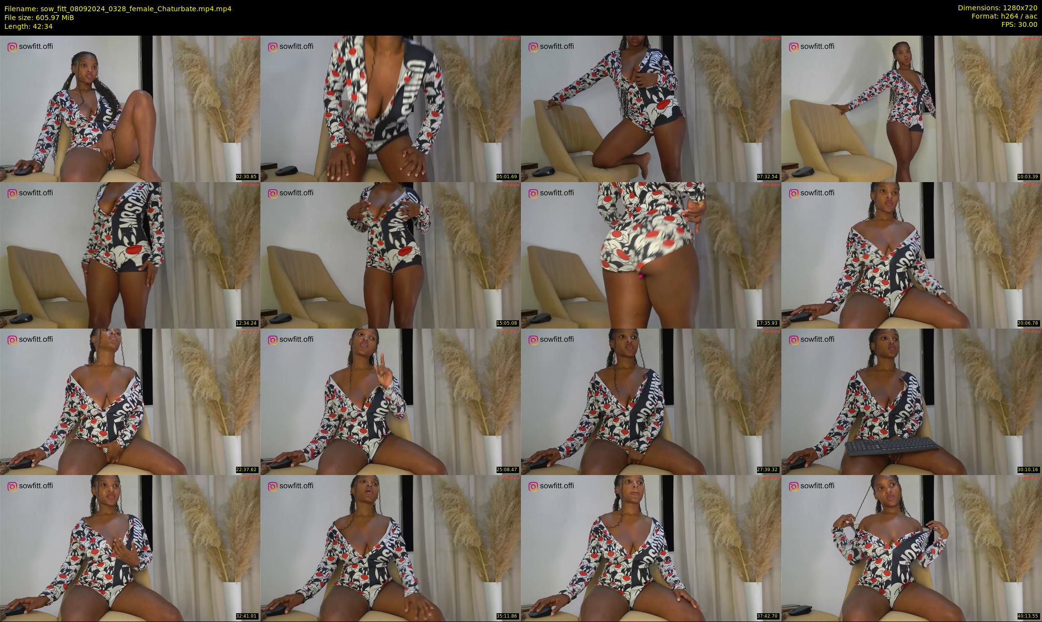 sow_fitt — 43 minute Chaturbate female cam show recording, 720p, Sep 8, 2024