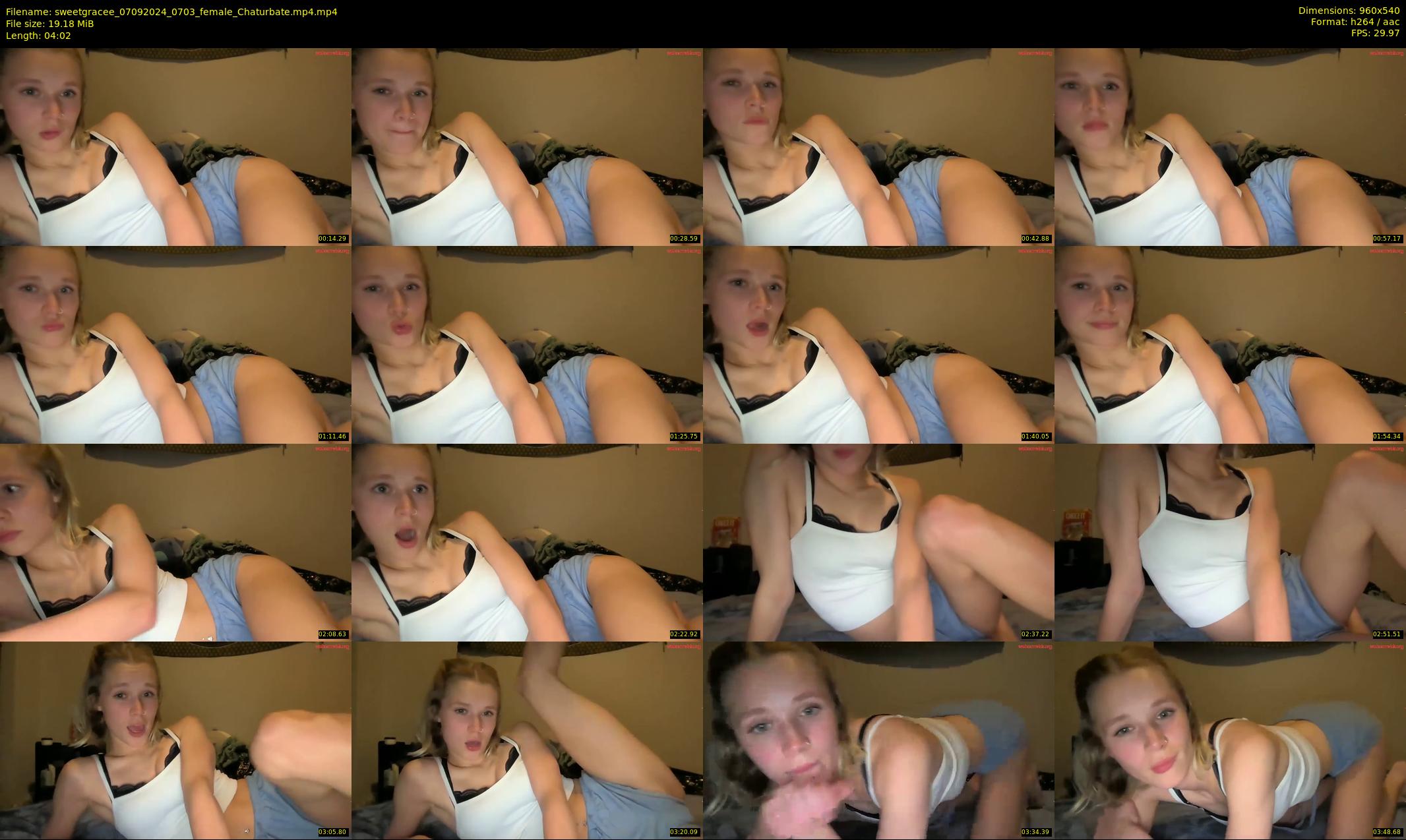 sweetgracee — 5 minute Chaturbate female cam show recording, 480p, Sep 7, 2024