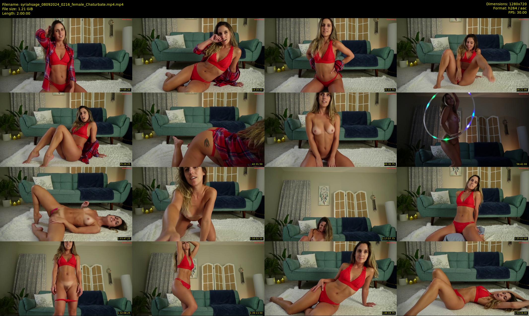 syriahsage — 120 minute Chaturbate female cam show recording, 720p, Sep 8, 2024