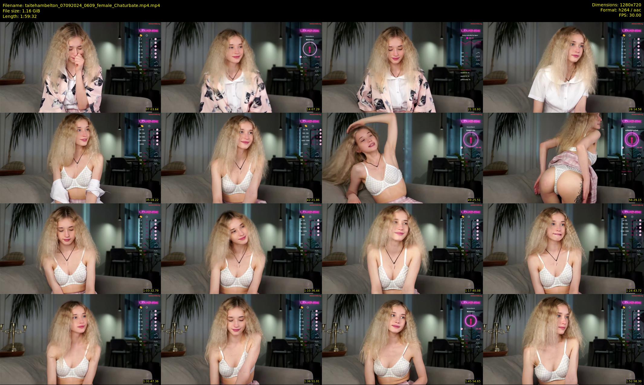 taitehambelton — 120 minute Chaturbate female cam show recording, 720p, Sep 7, 2024