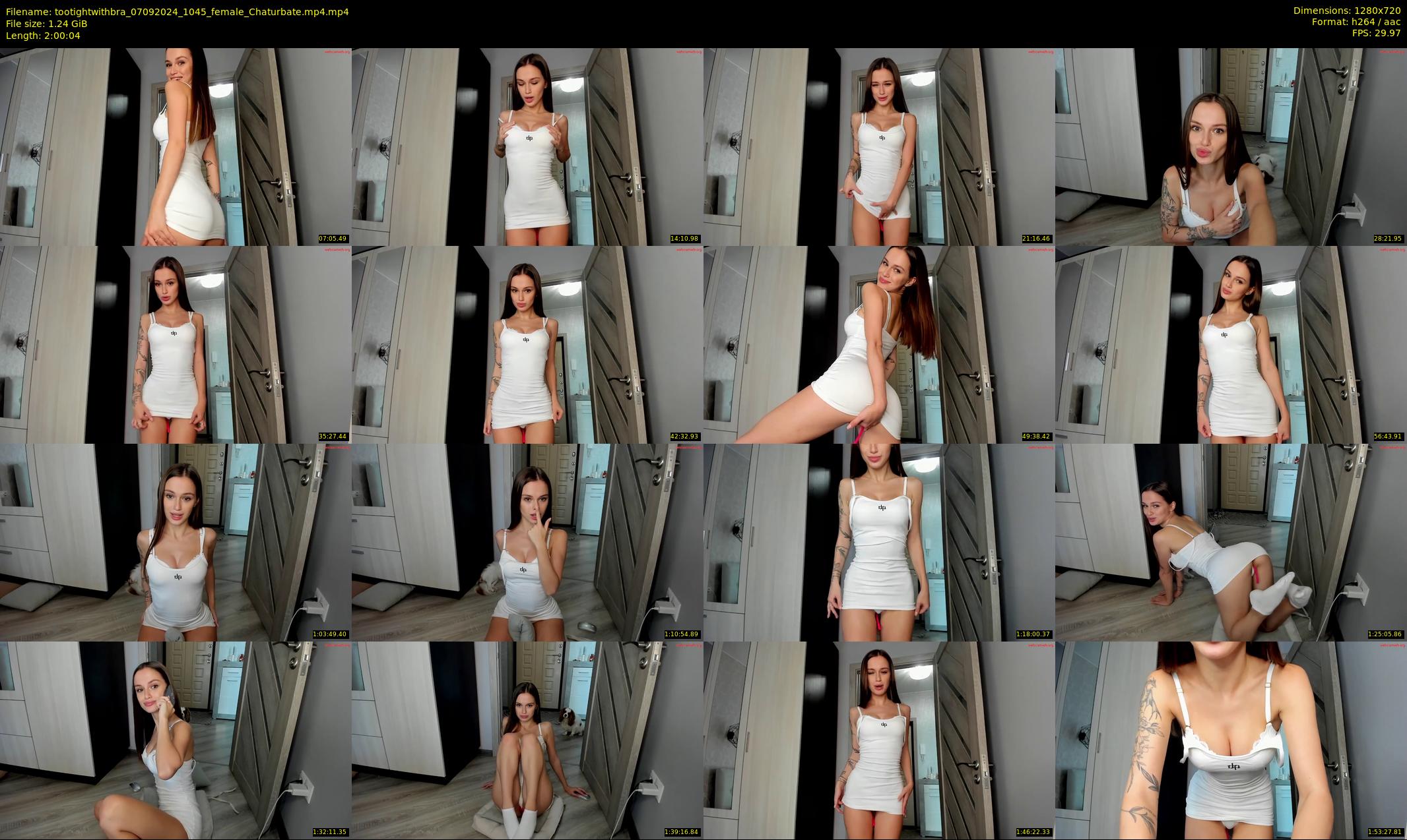 tootightwithbra — 121 minute Chaturbate female cam show recording, 720p, Sep 7, 2024