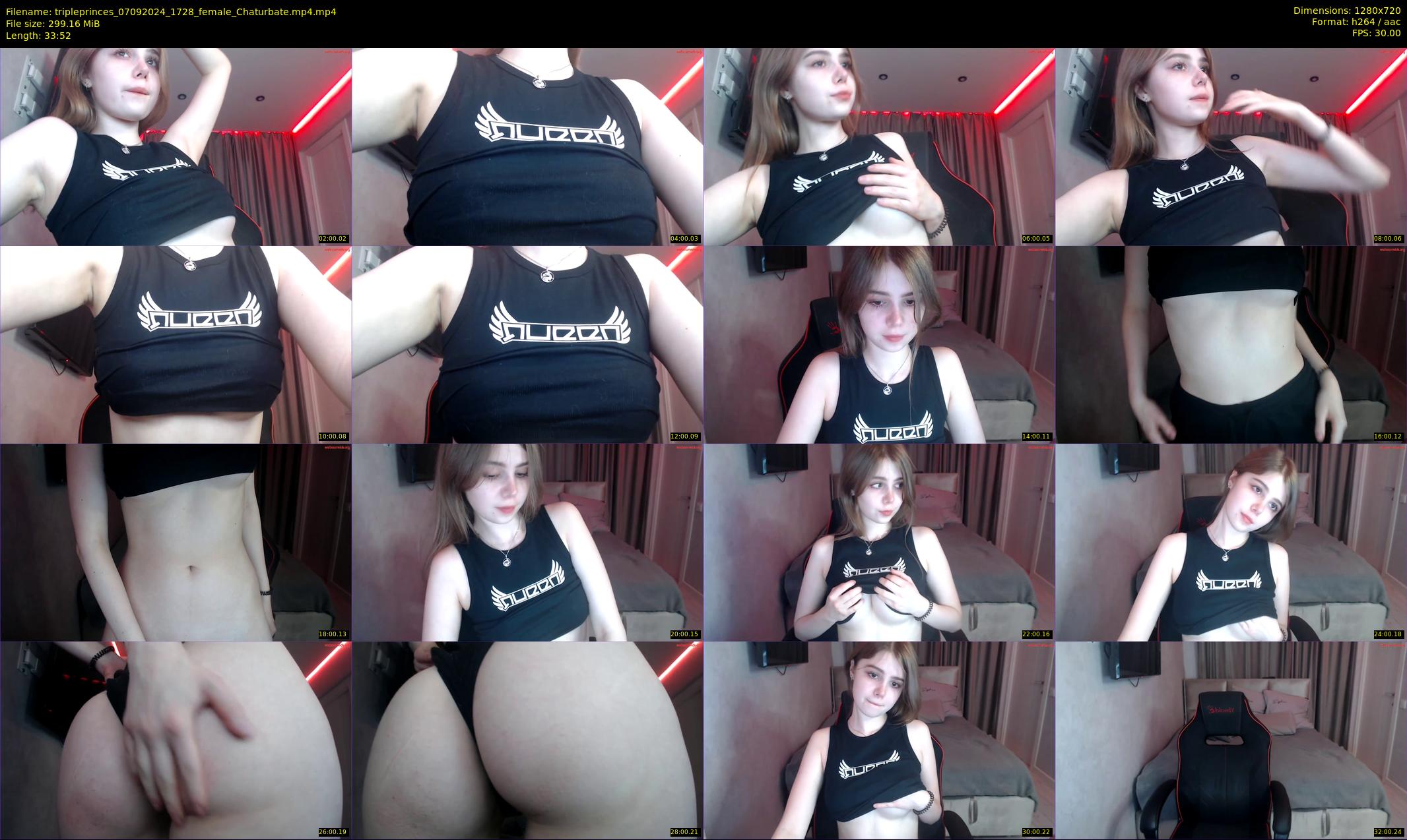 tripleprinces — 34 minute Chaturbate female cam show recording, 720p, Sep 7, 2024