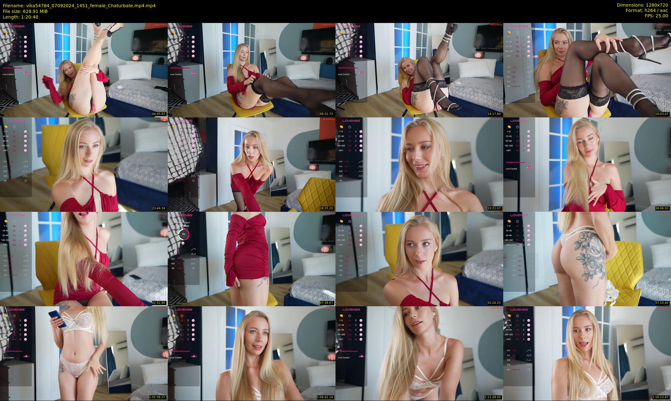 vika54784 — 81 minute Chaturbate female cam show recording, 720p, Sep 7, 2024
