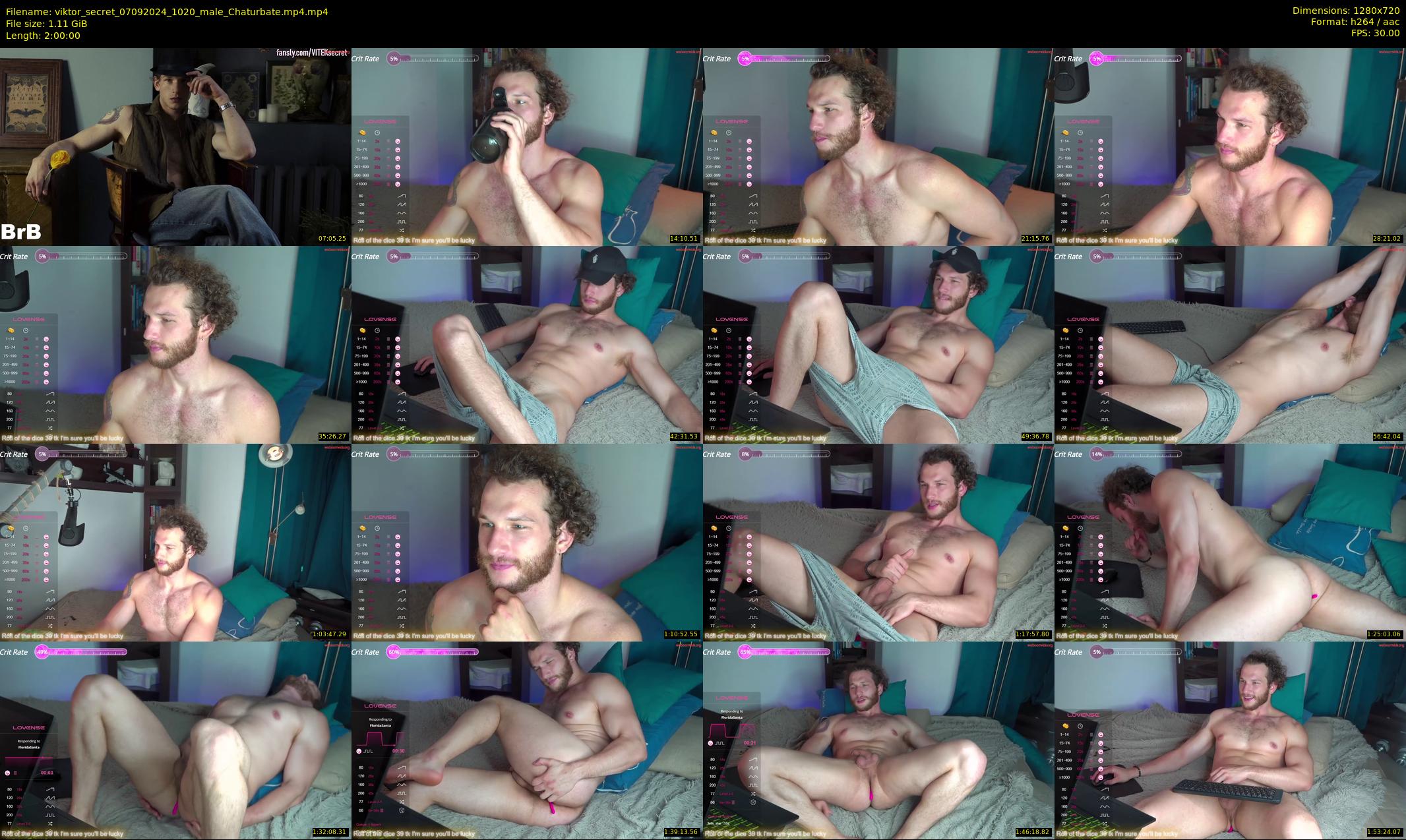 viktor_secret — 120 minute Chaturbate male cam show recording, 720p, Sep 7, 2024