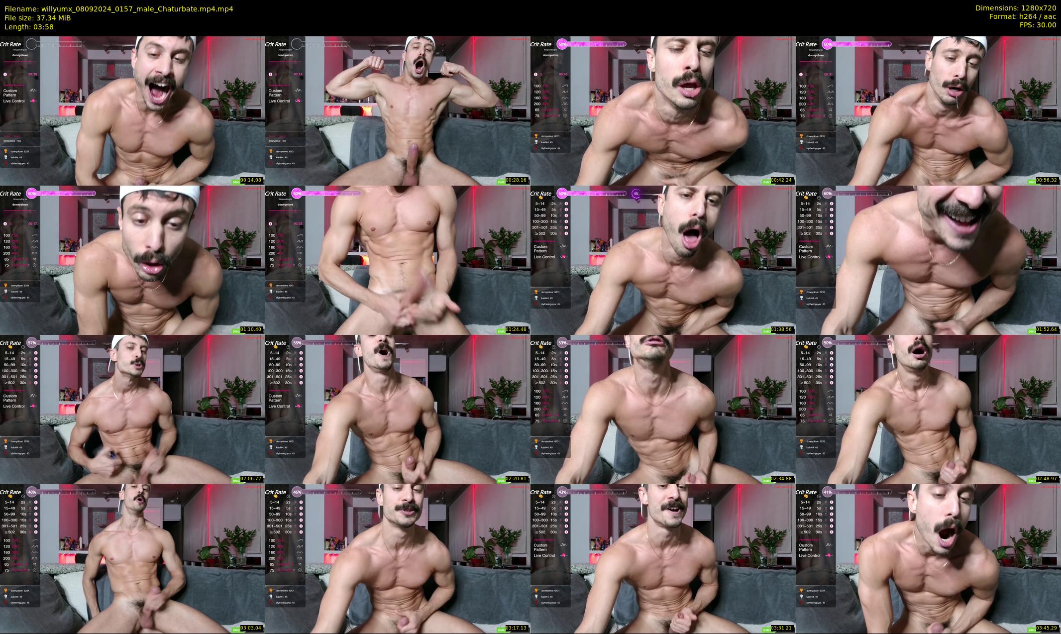 willyumx — 4 minute Chaturbate male cam show recording, 720p, Sep 8, 2024