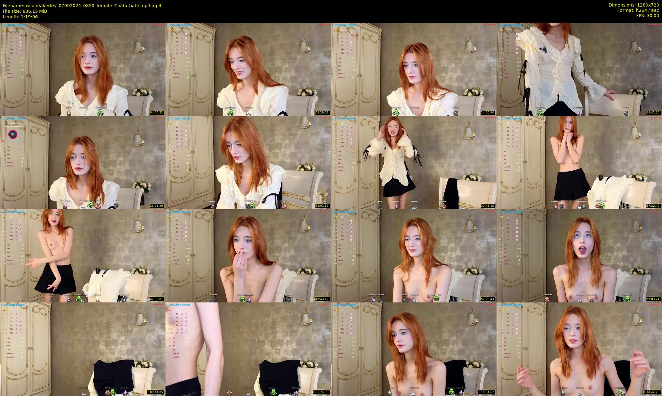 wiloneakerley — 80 minute Chaturbate female cam show recording, 720p, Sep 7, 2024