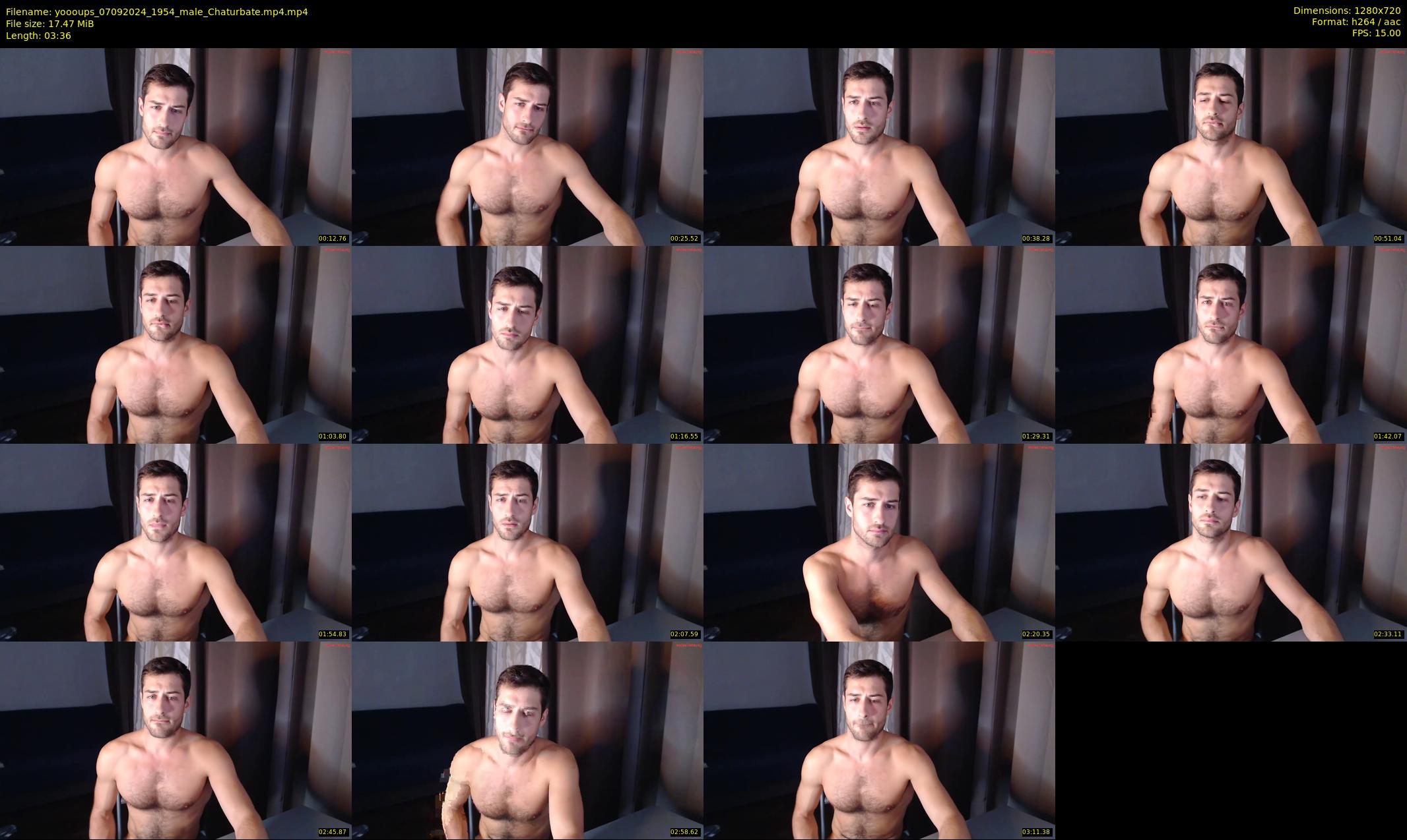 yoooups — 4 minute Chaturbate male cam show recording, 720p, Sep 7, 2024
