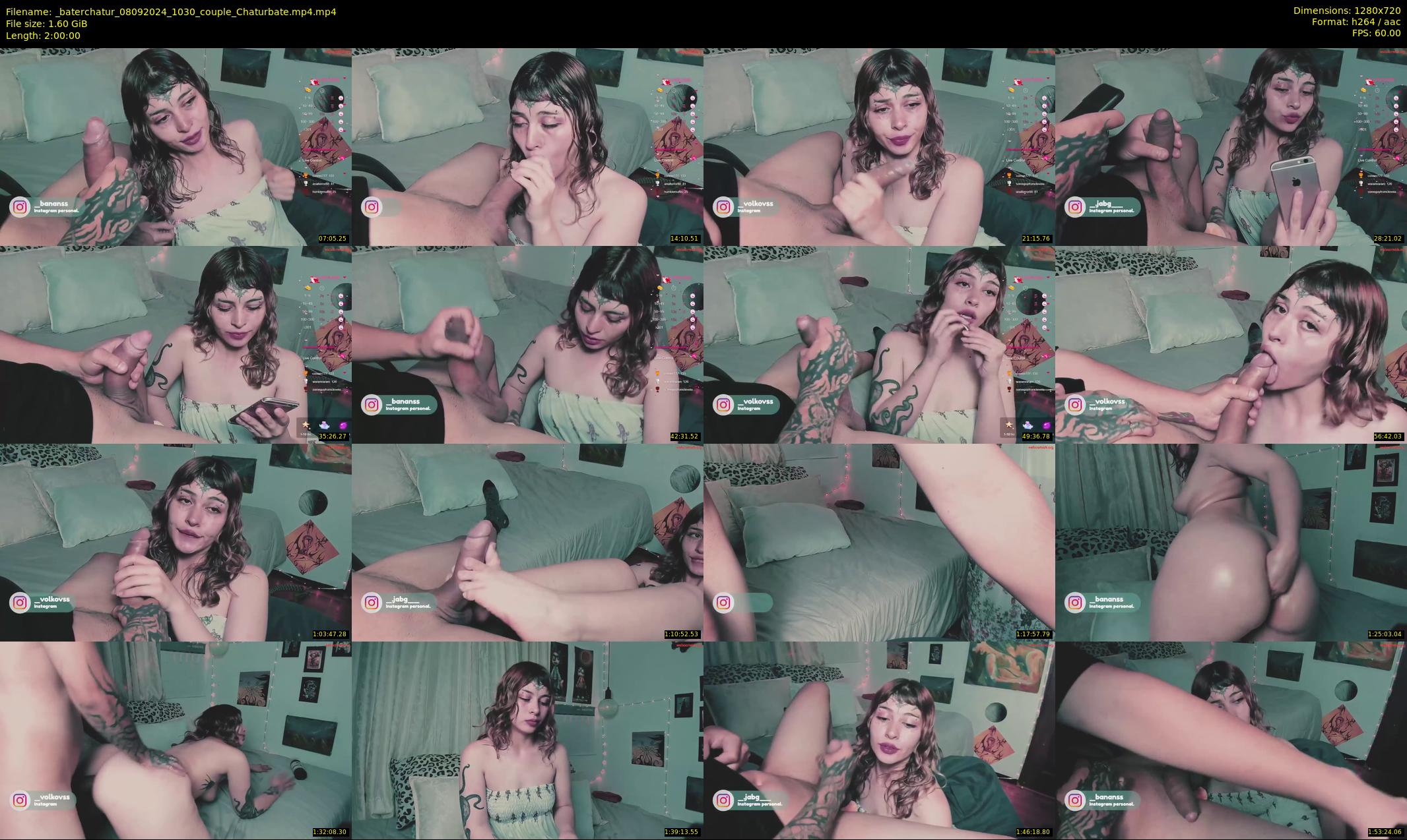 _baterchatur — 120 minute Chaturbate couple cam show recording, 720p, Sep 8, 2024