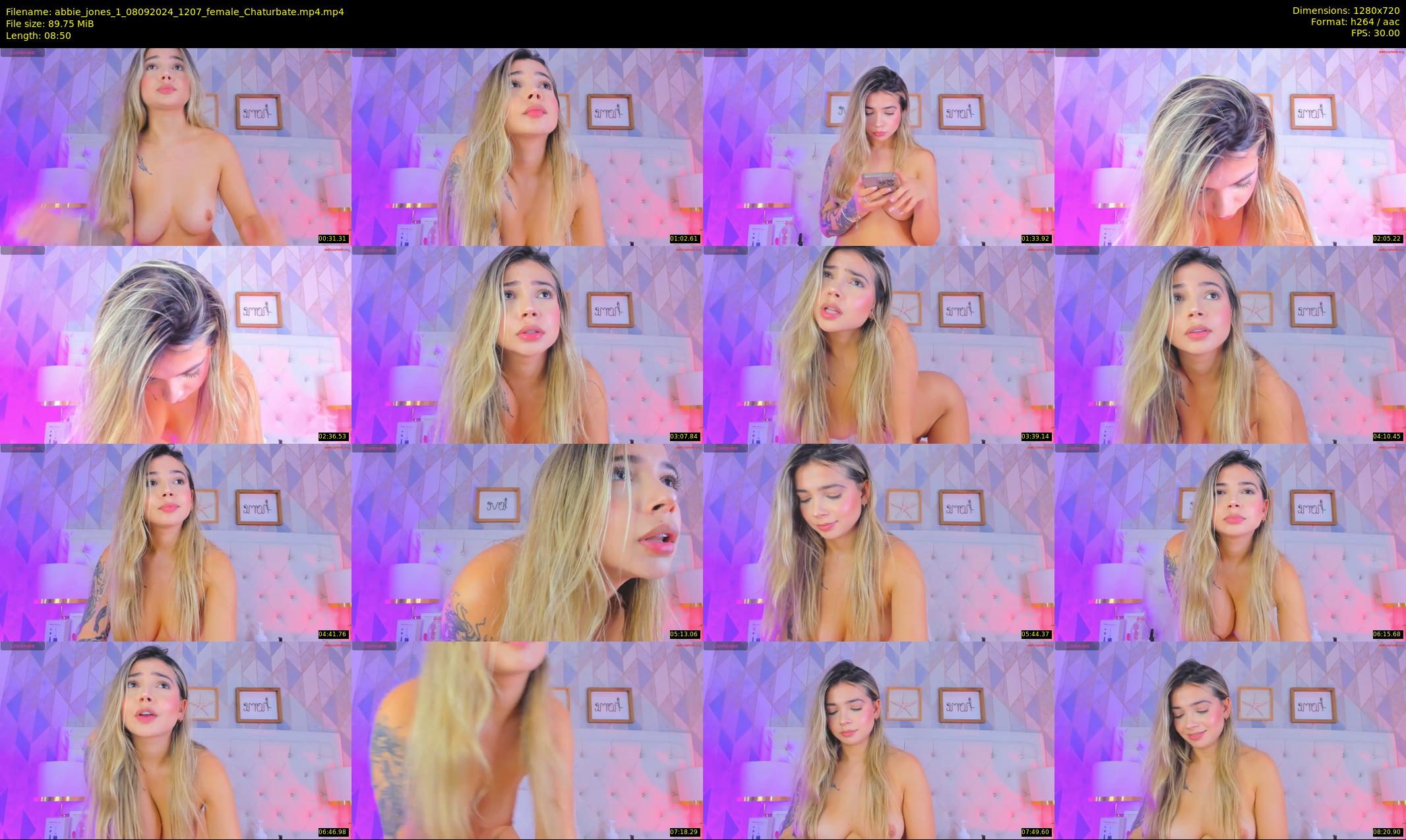 abbie_jones_1 — 9 minute Chaturbate female cam show recording, 720p, Sep 8, 2024