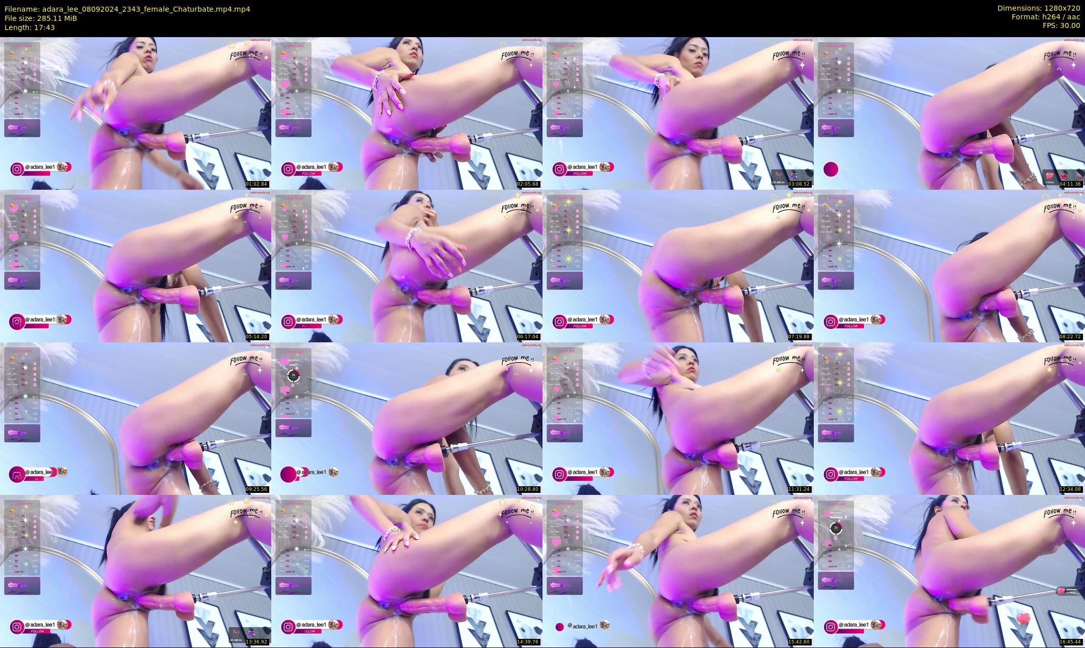 adara_lee — 18 minute Chaturbate female cam show recording, 720p, Sep 8, 2024
