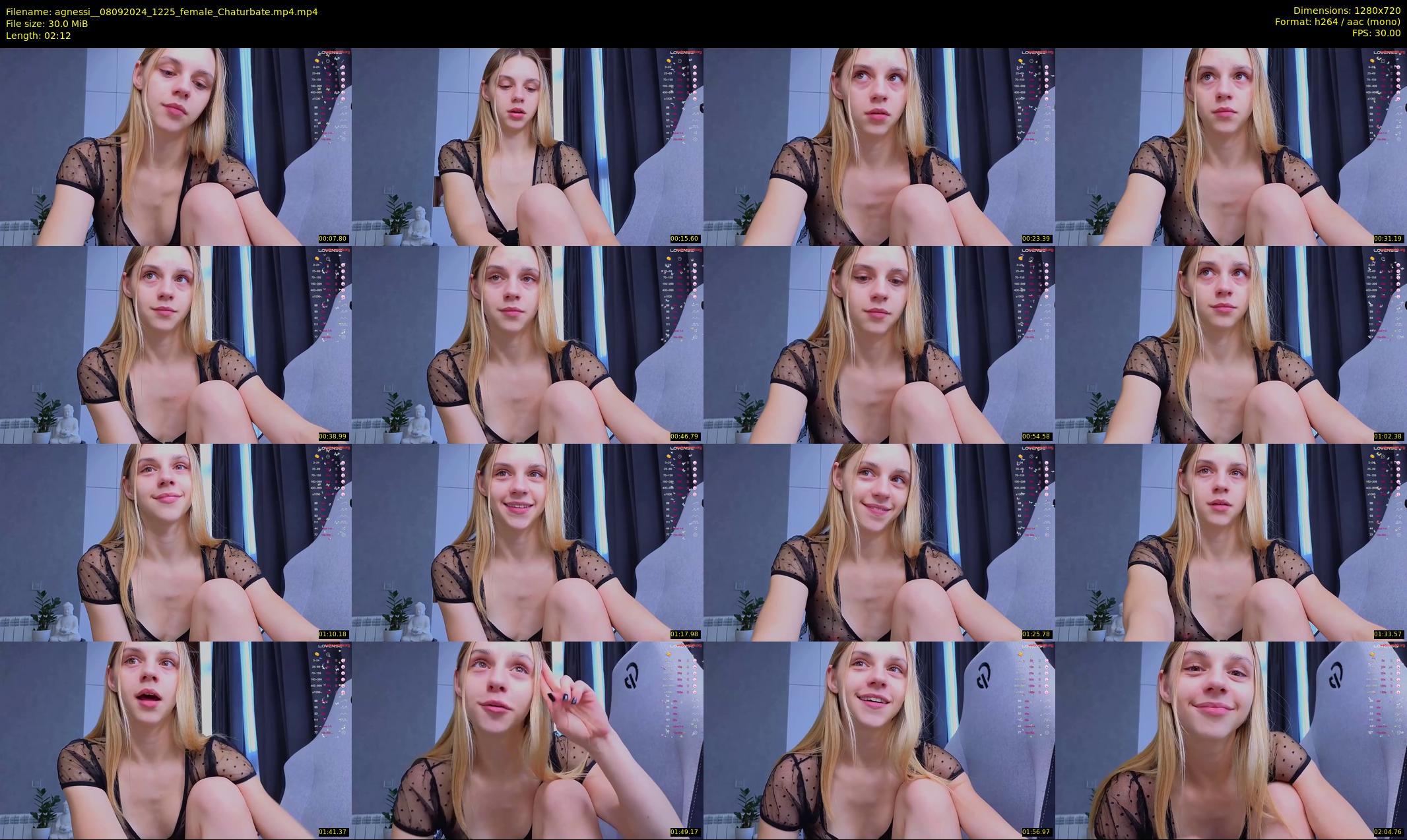 agnessi_ — 3 minute Chaturbate female cam show recording, 720p, Sep 8, 2024