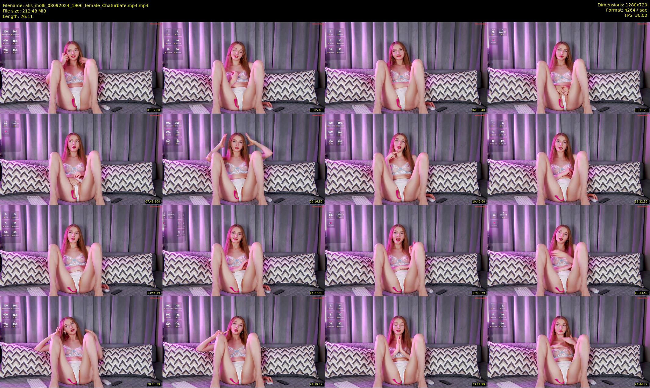 alis_molli — 27 minute Chaturbate female cam show recording, 720p, Sep 8, 2024