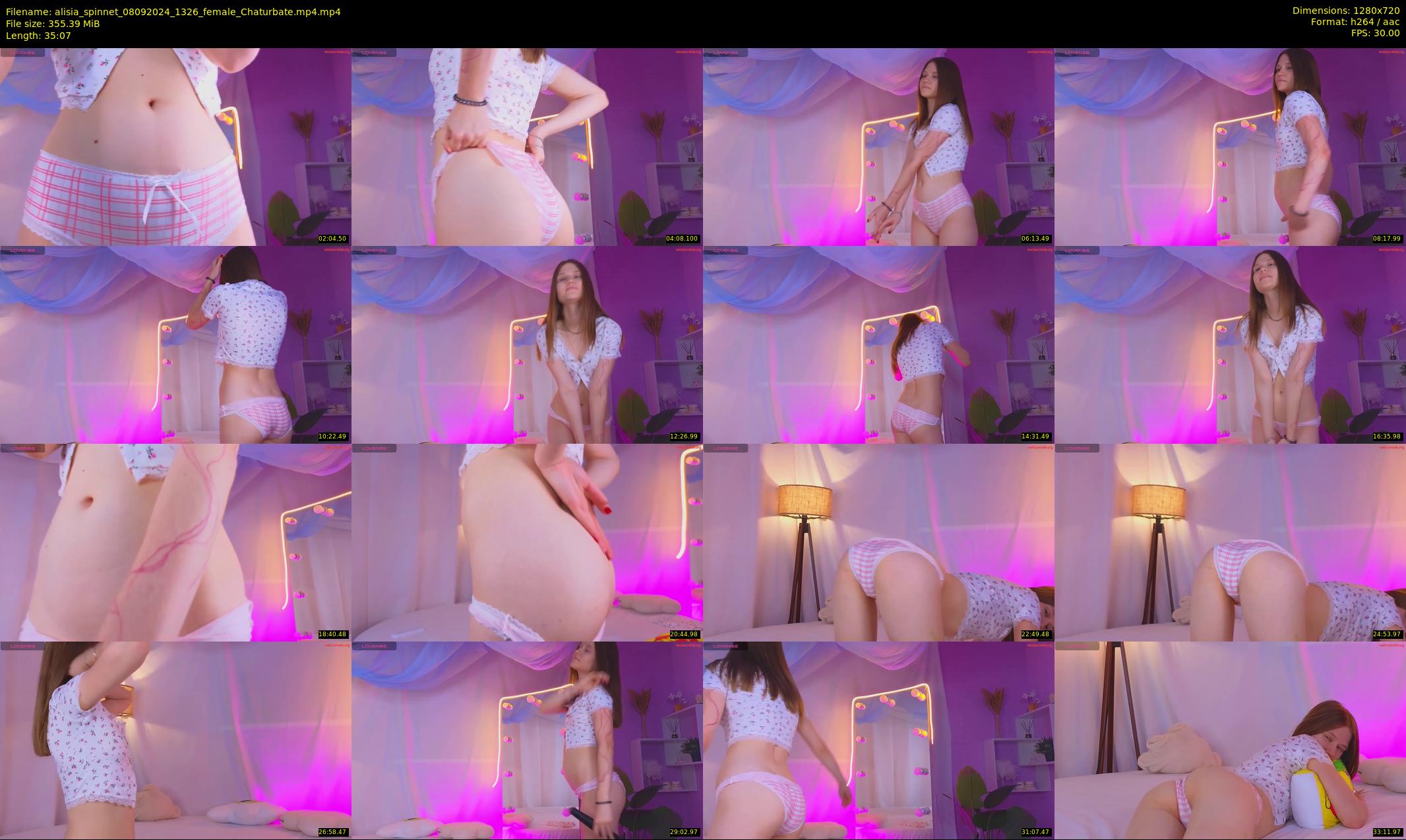 alisia_spinnet — 36 minute Chaturbate female cam show recording, 720p, Sep 8, 2024