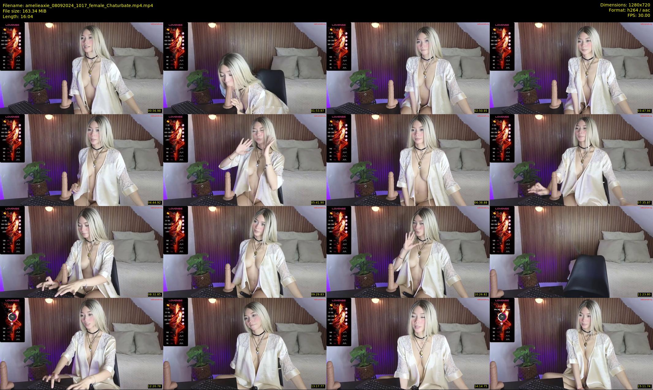 amelieaxie — 17 minute Chaturbate female cam show recording, 720p, Sep 8, 2024