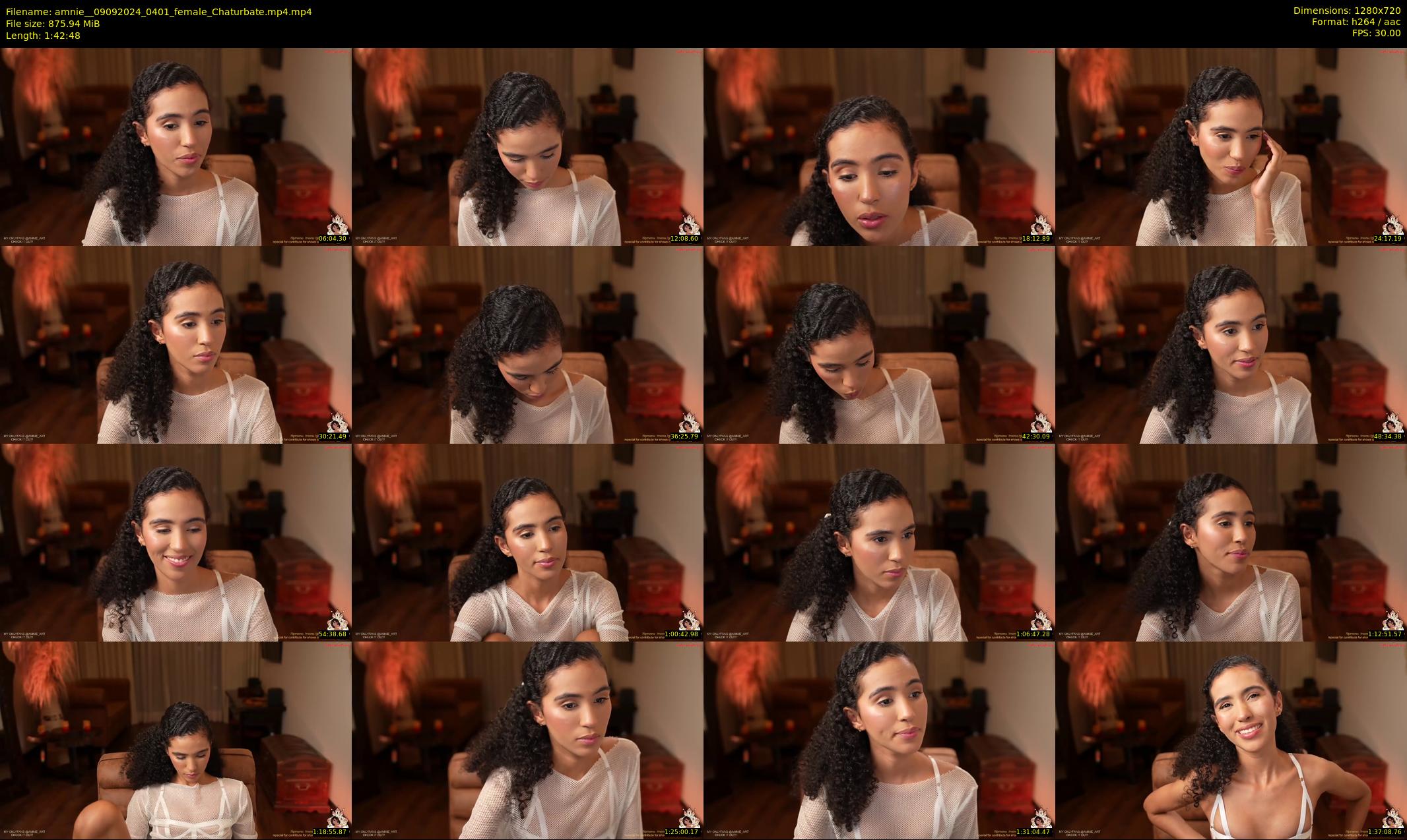 amnie_ — 103 minute Chaturbate female cam show recording, 720p, Sep 9, 2024