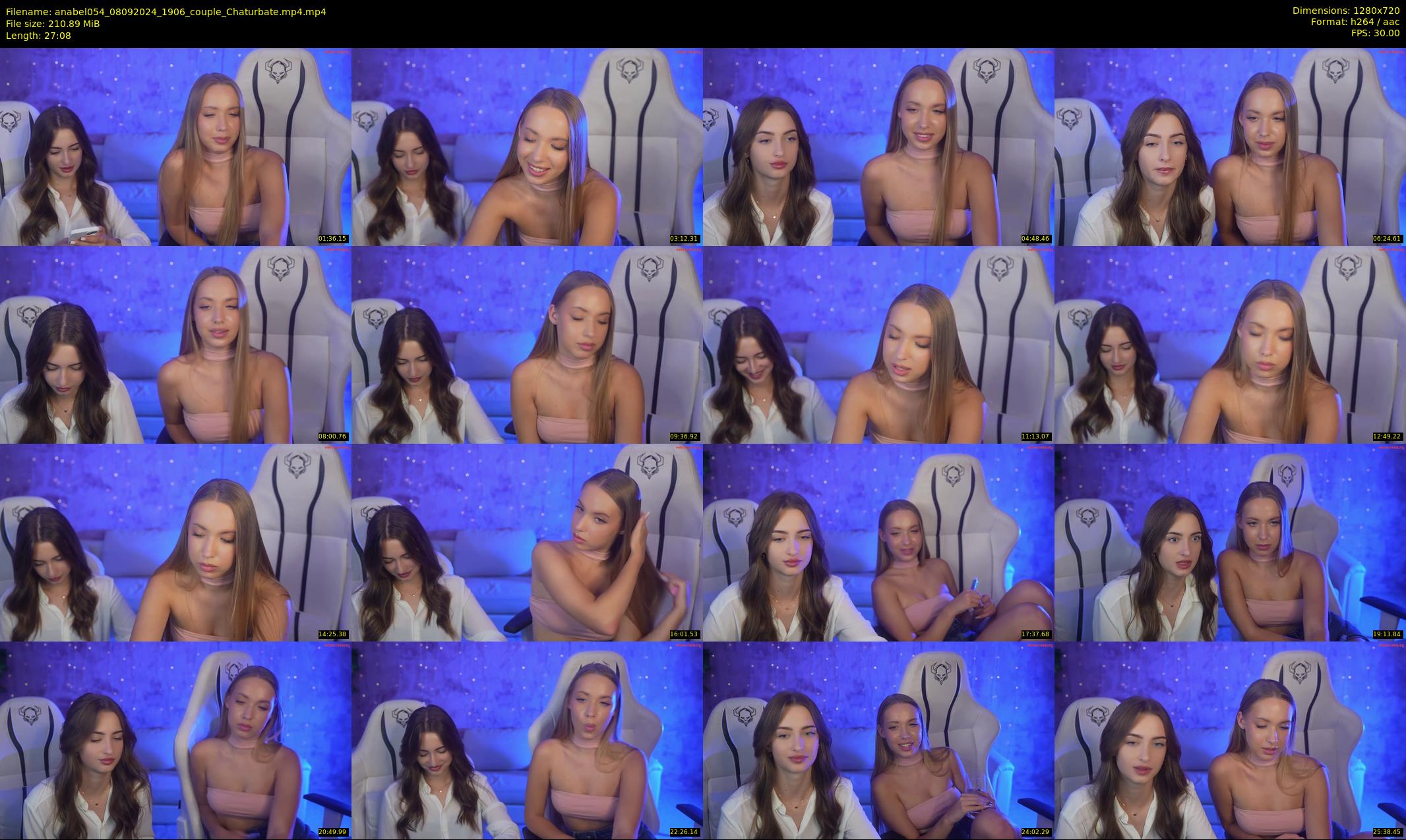 anabel054 — 28 minute Chaturbate female cam show recording, 720p, Sep 8, 2024