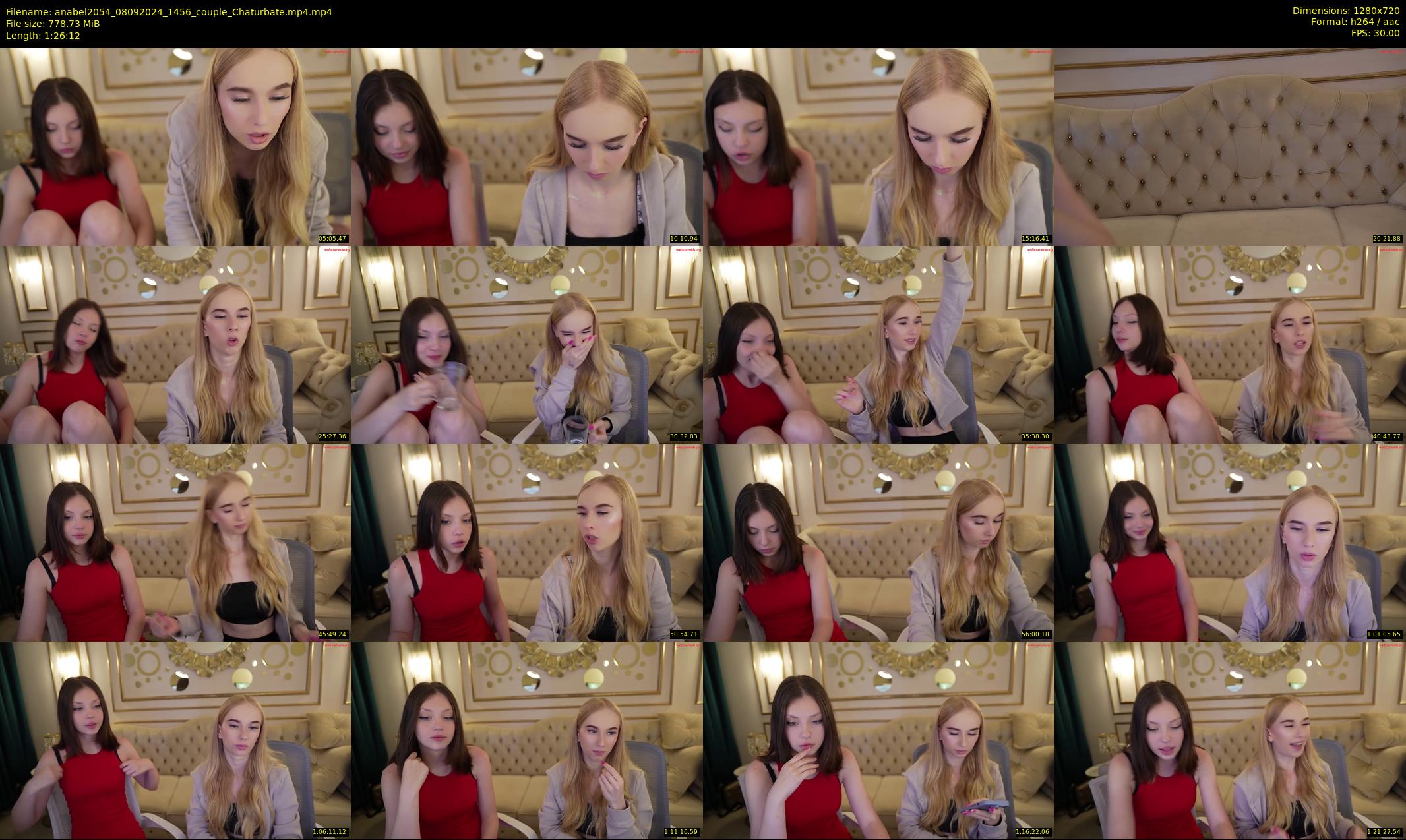 anabel2054 — 87 minute Chaturbate female cam show recording, 720p, Sep 8, 2024