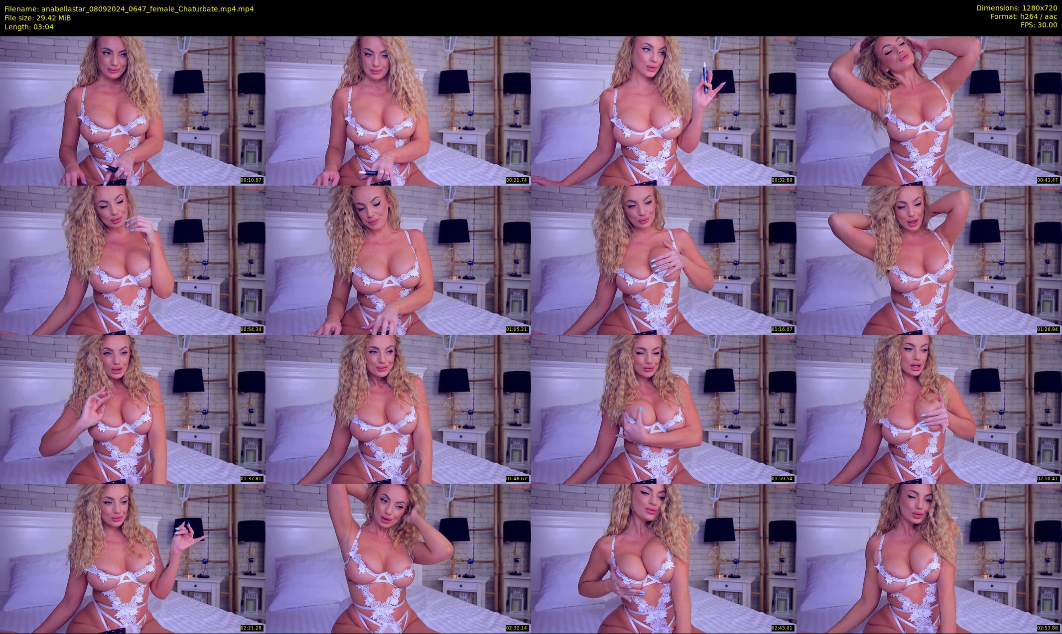 anabellastar — 4 minute Chaturbate female cam show recording, 720p, Sep 8, 2024