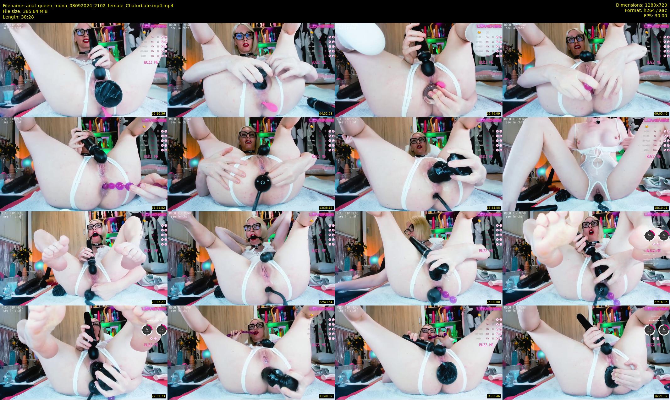 anal_queen_mona — 39 minute Chaturbate female cam show recording, 720p, Sep 8, 2024