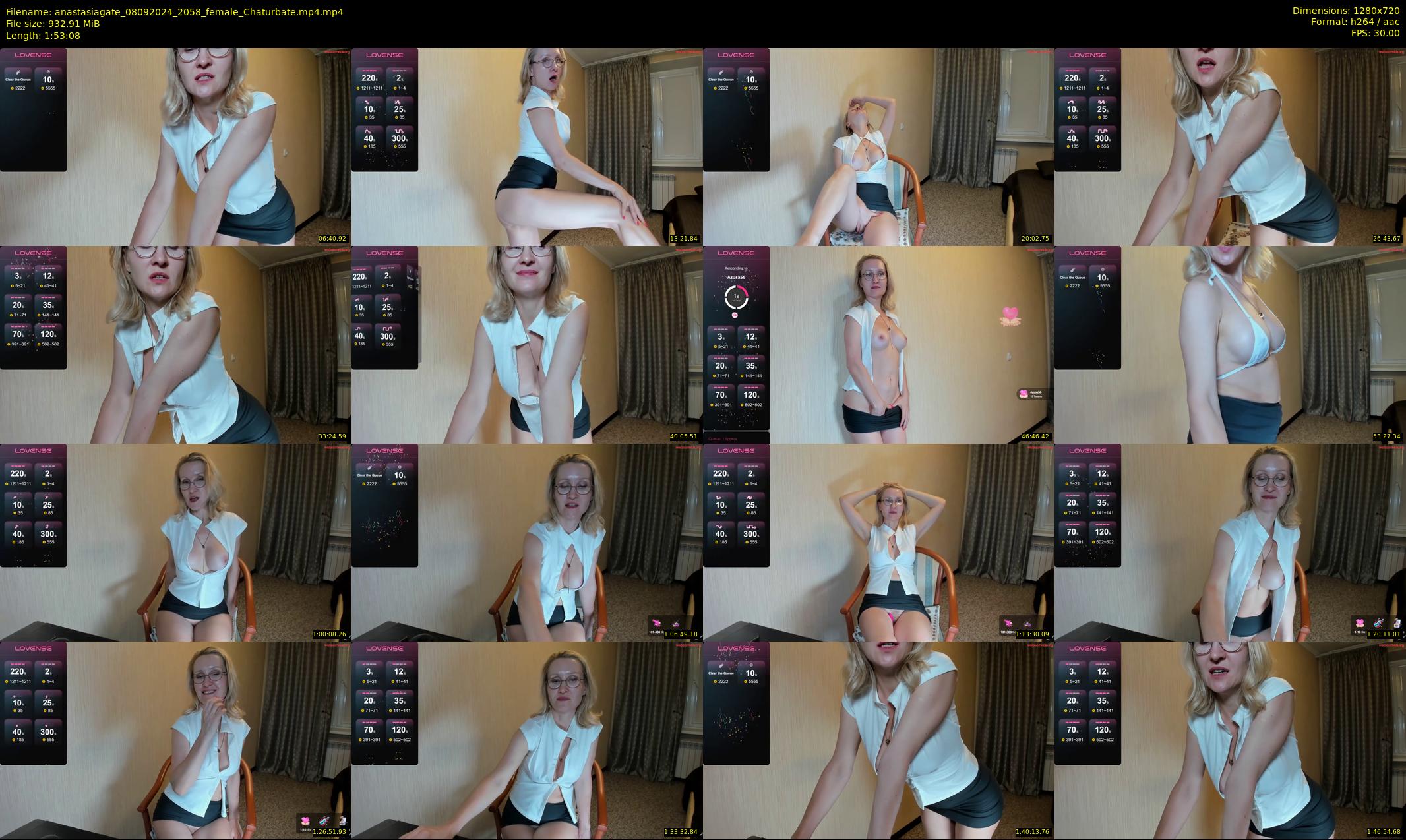 anastasiagate — 114 minute Chaturbate female cam show recording, 720p, Sep 8, 2024