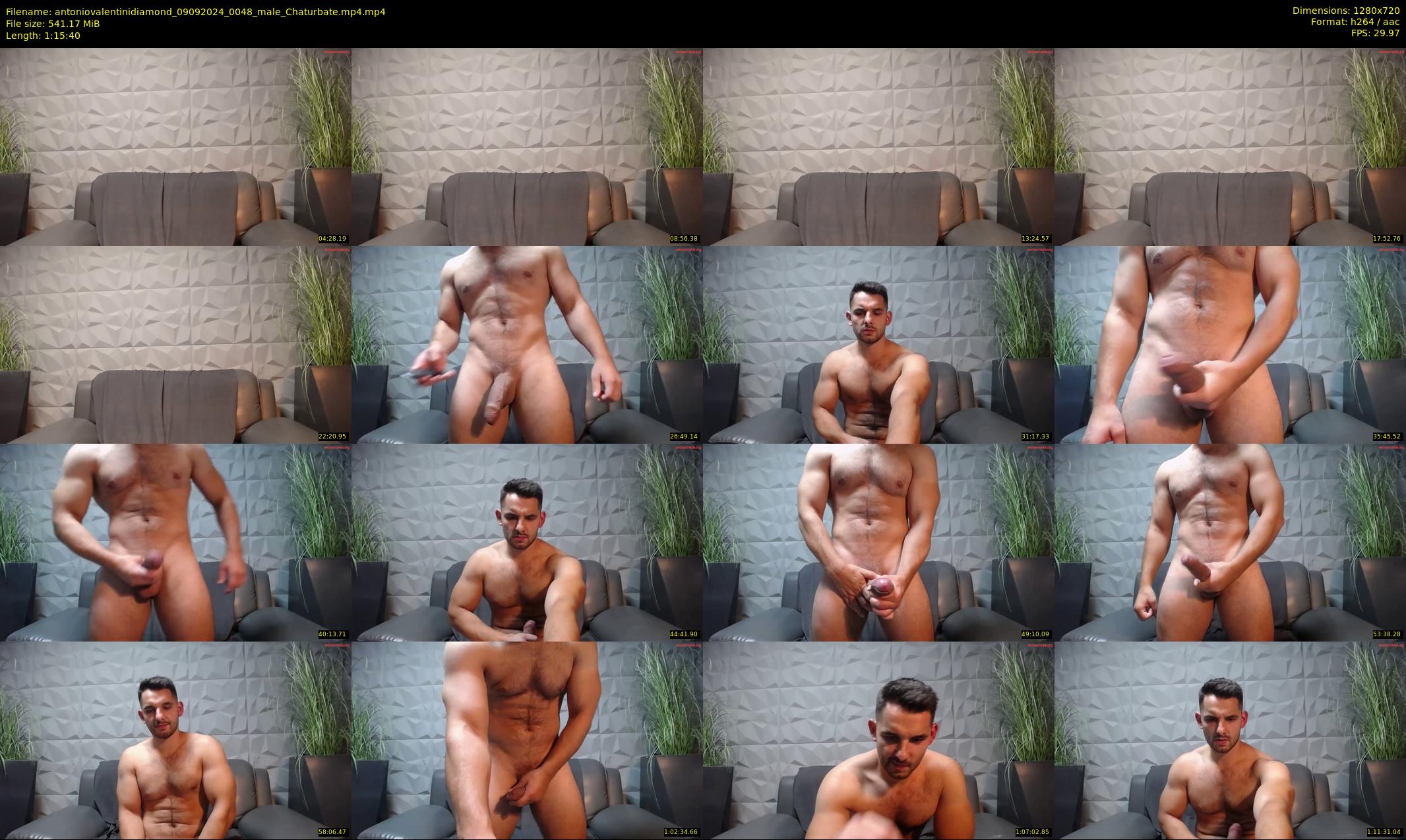 antoniovalentinidiamond — 76 minute Chaturbate male cam show recording, 720p, Sep 9, 2024