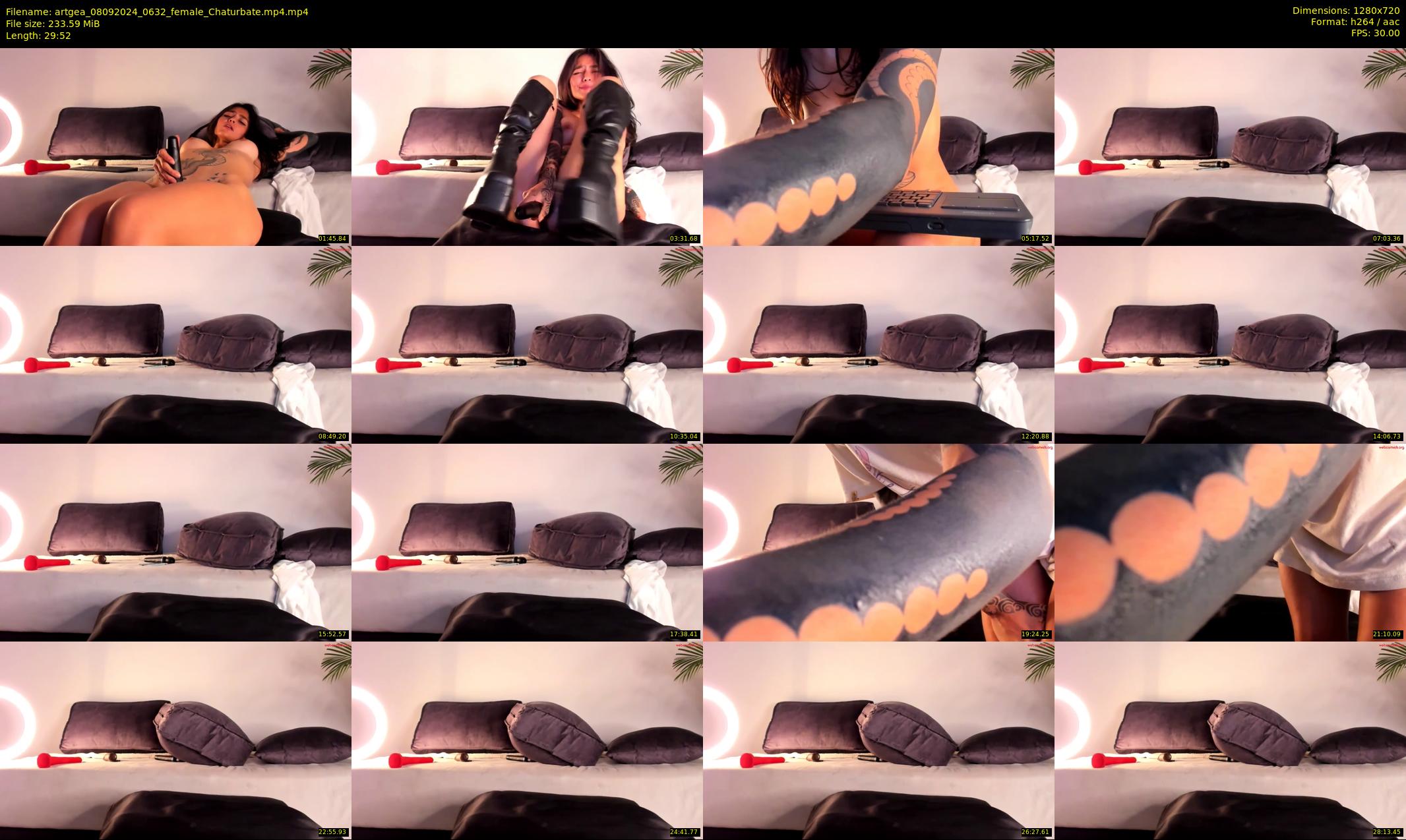 artgea — 30 minute Chaturbate female cam show recording, 720p, Sep 8, 2024