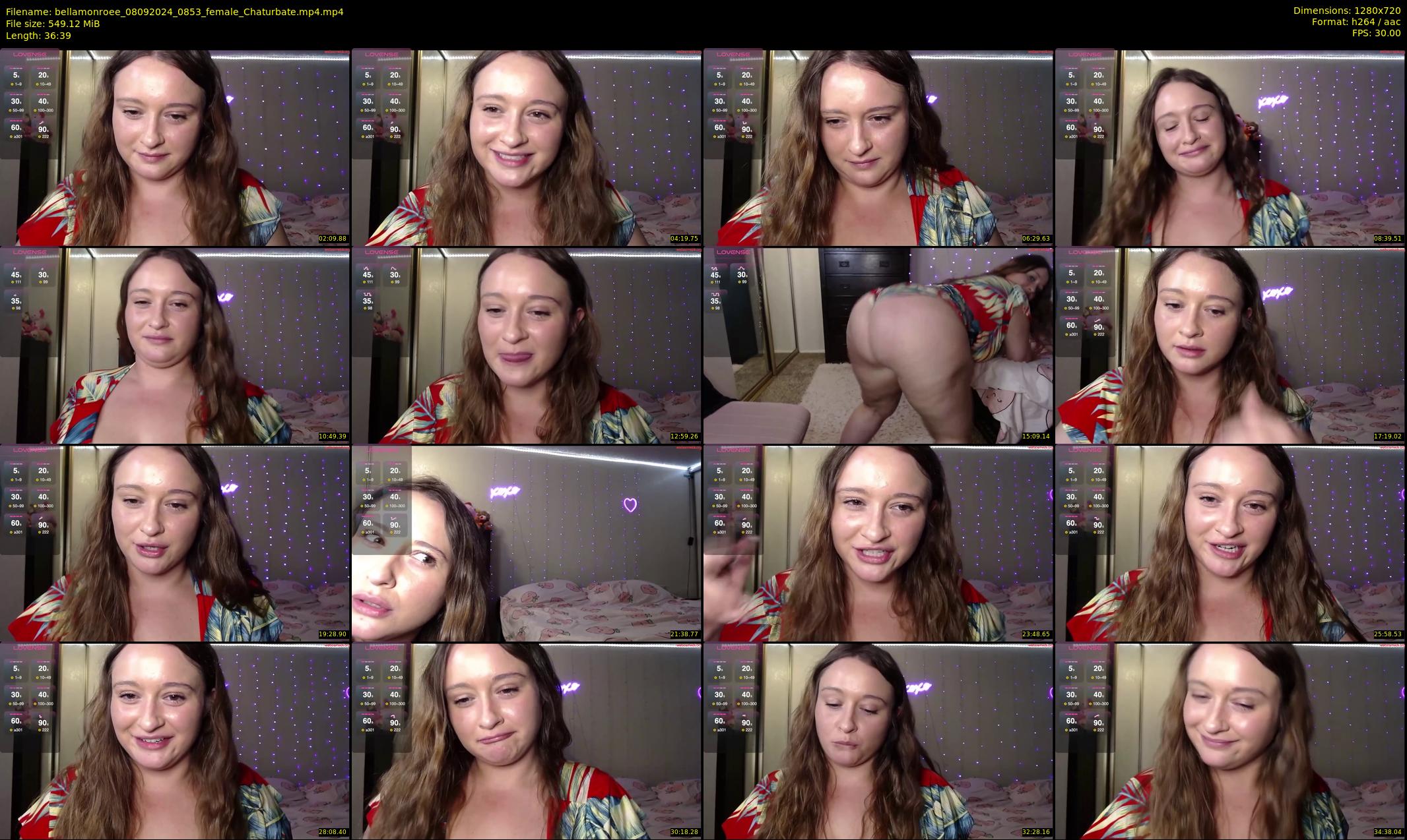bellamonroee — 37 minute Chaturbate female cam show recording, 720p, Sep 8, 2024
