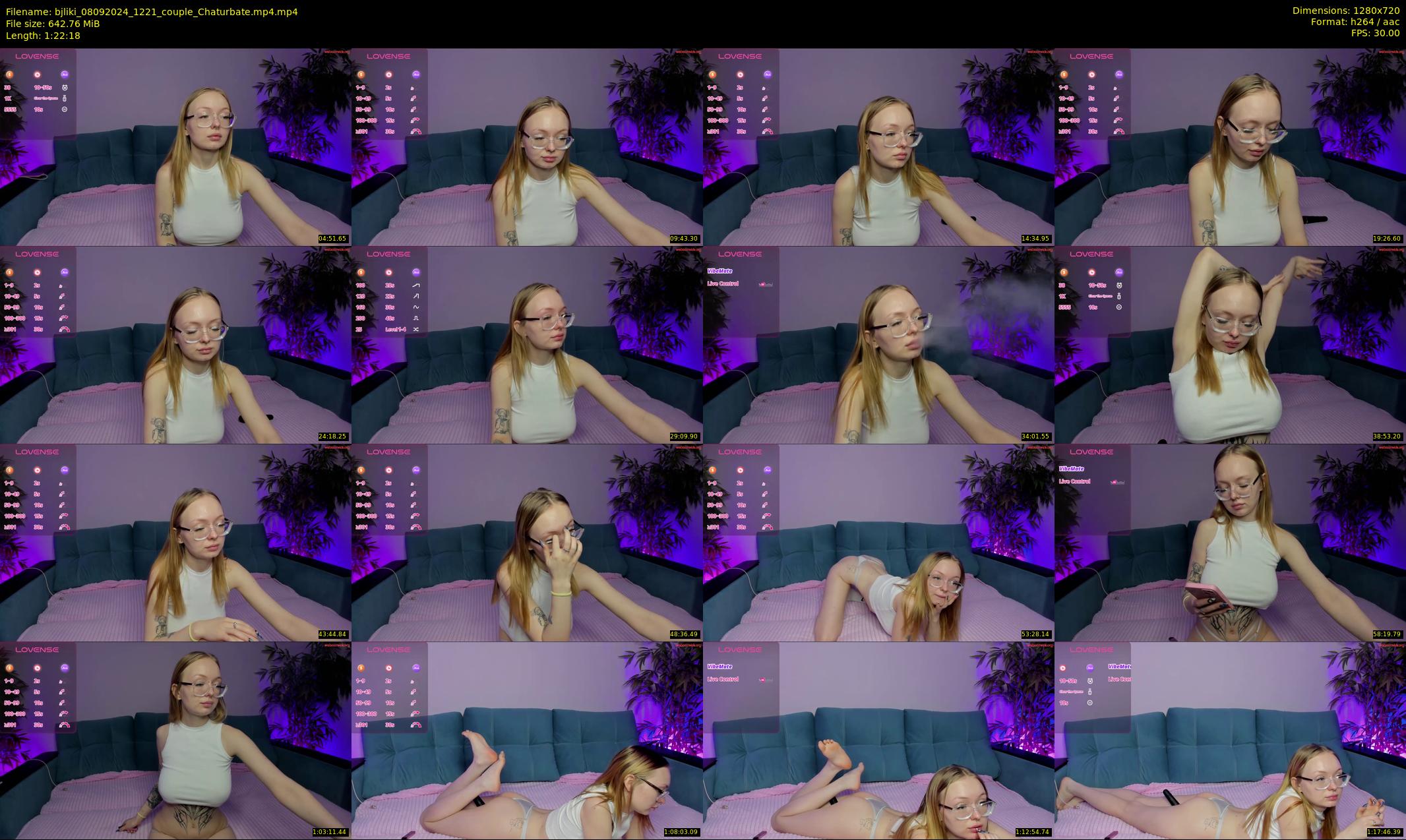 bjliki — 83 minute Chaturbate couple cam show recording, 720p, Sep 8, 2024