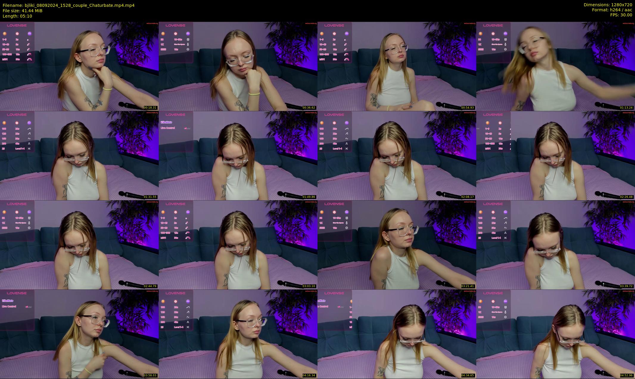 bjliki — 6 minute Chaturbate couple cam show recording, 720p, Sep 8, 2024
