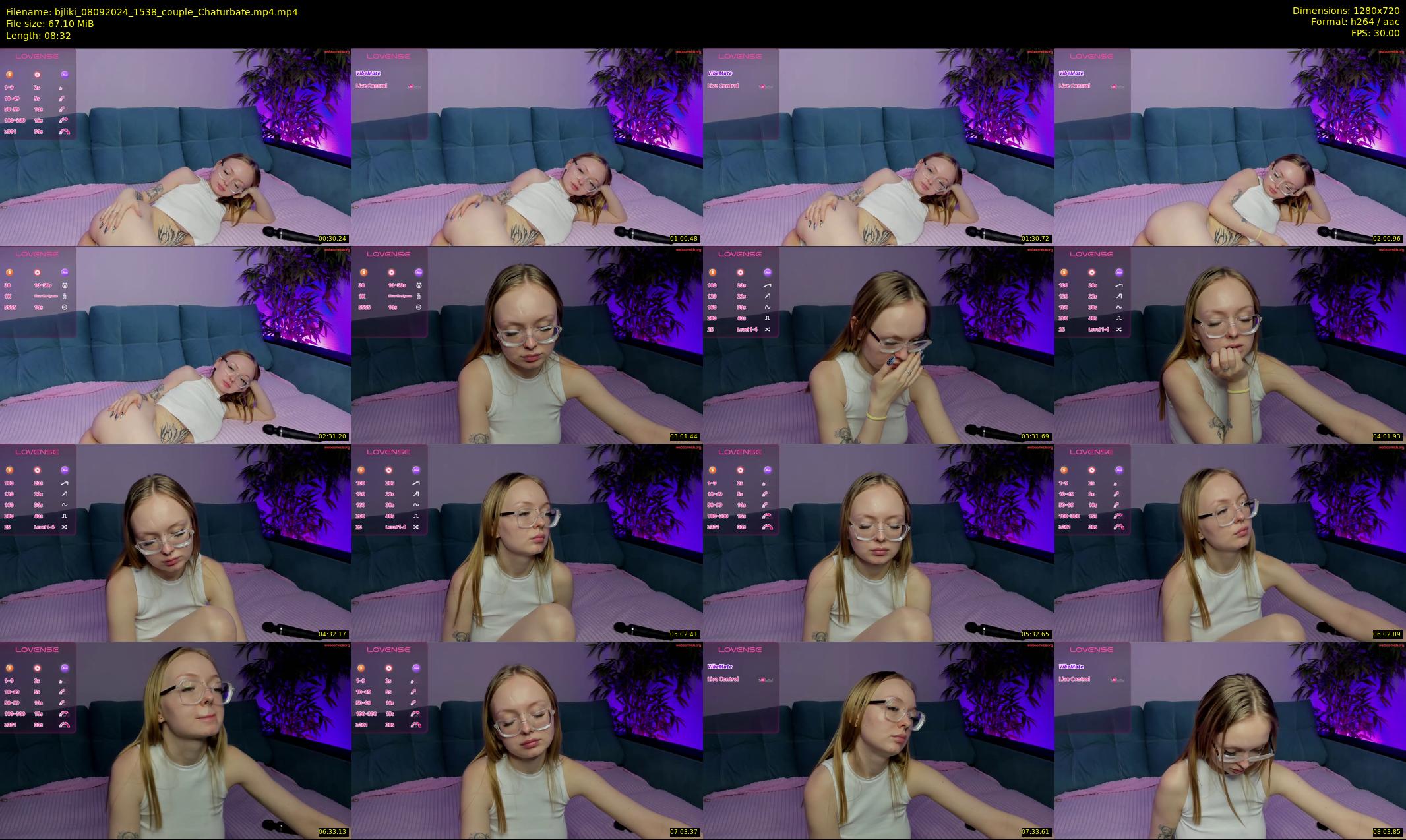 bjliki — 9 minute Chaturbate couple cam show recording, 720p, Sep 8, 2024