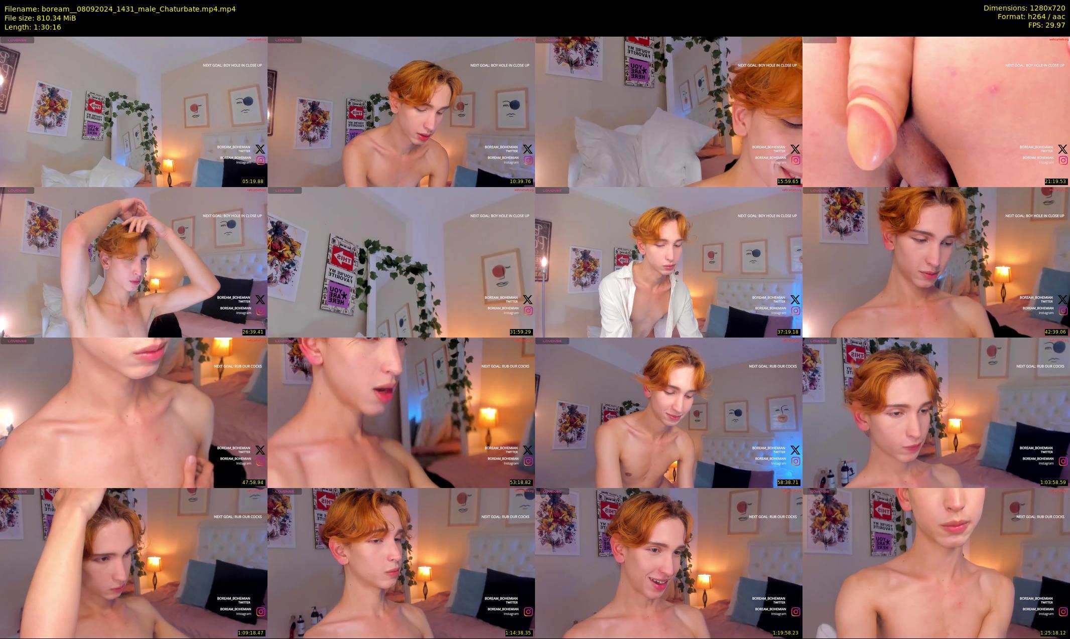 boream_ — 91 minute Chaturbate male cam show recording, 720p, Sep 8, 2024
