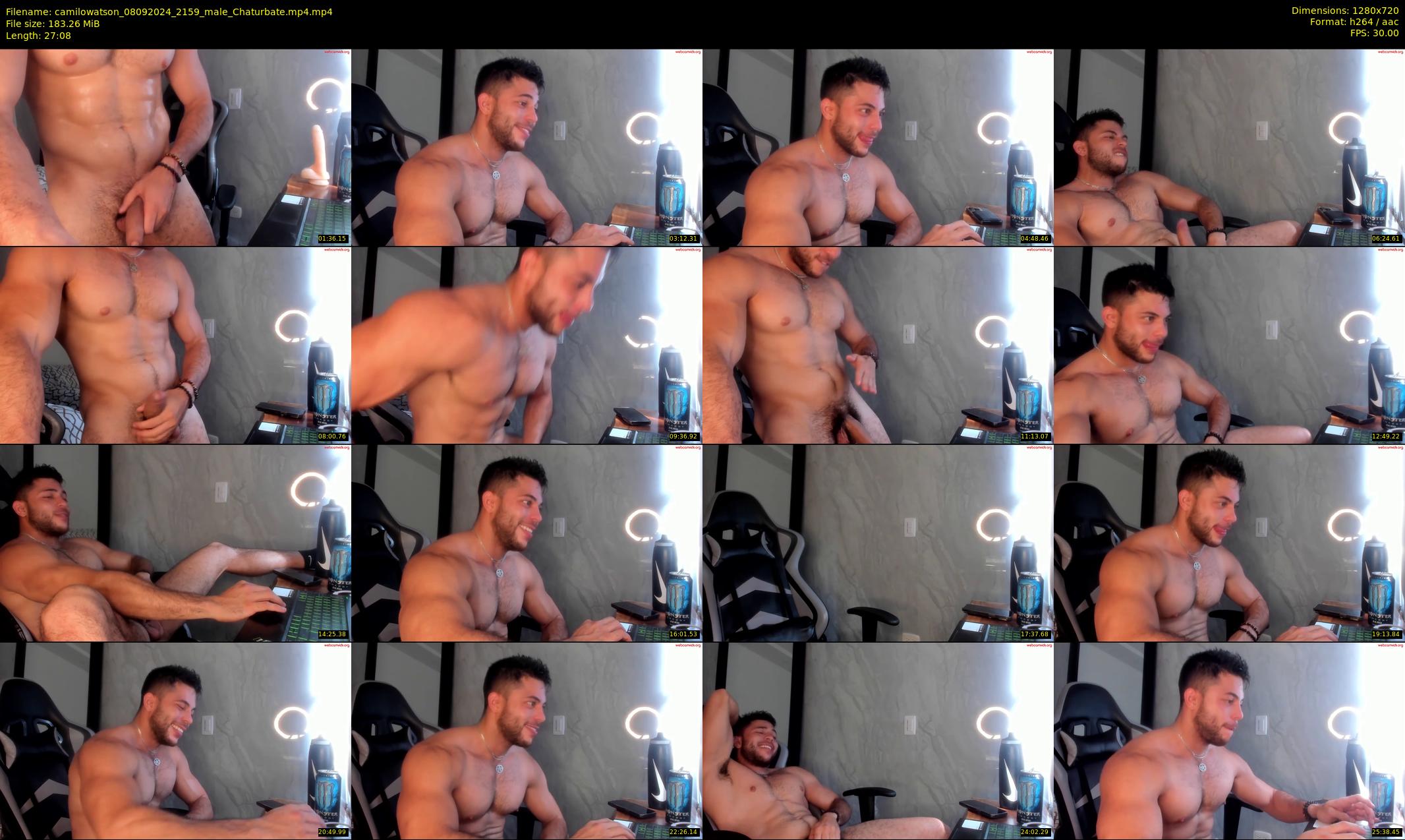 camilowatson — 28 minute Chaturbate male cam show recording, 720p, Sep 8, 2024