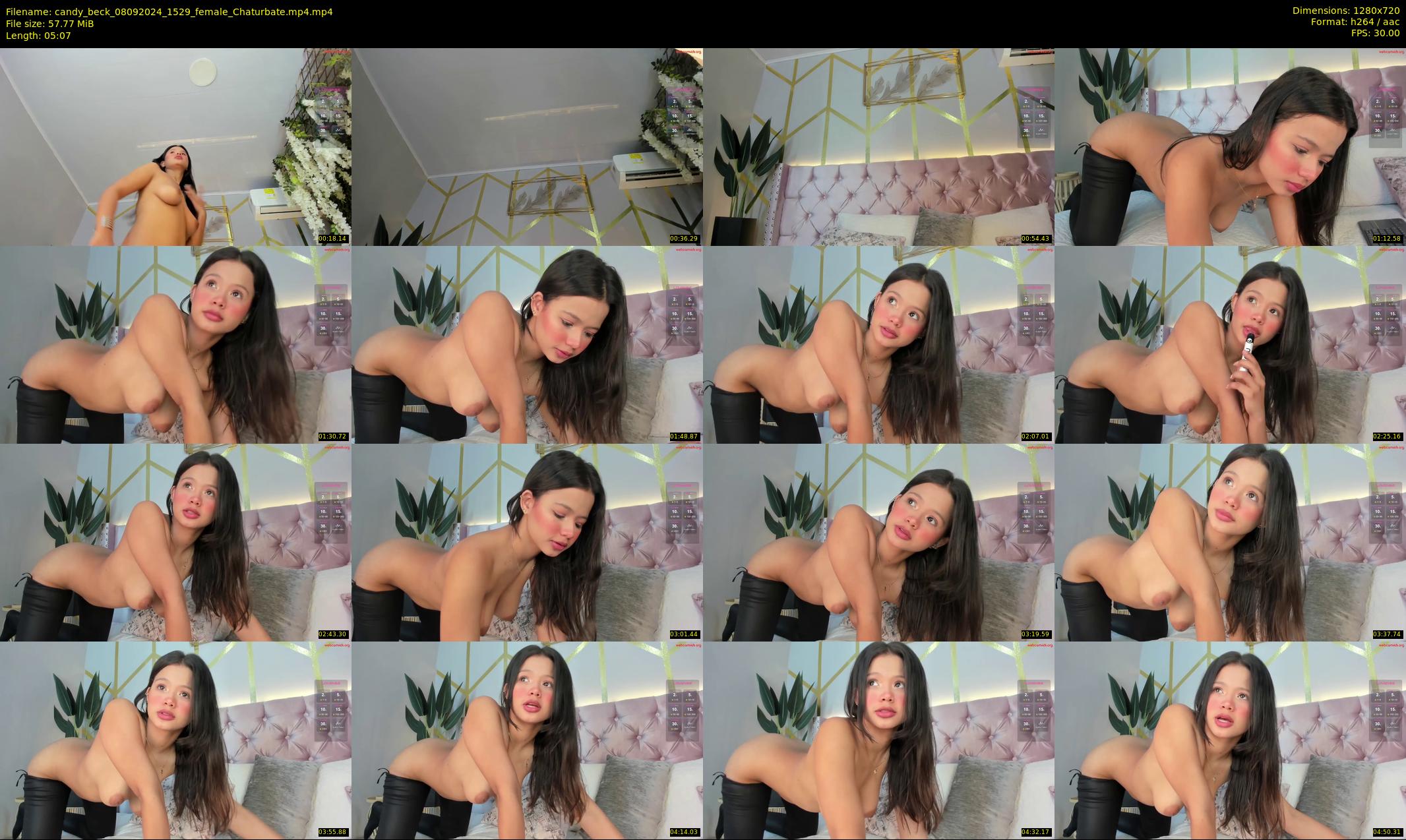 candy_beck — 6 minute Chaturbate female cam show recording, 720p, Sep 8, 2024