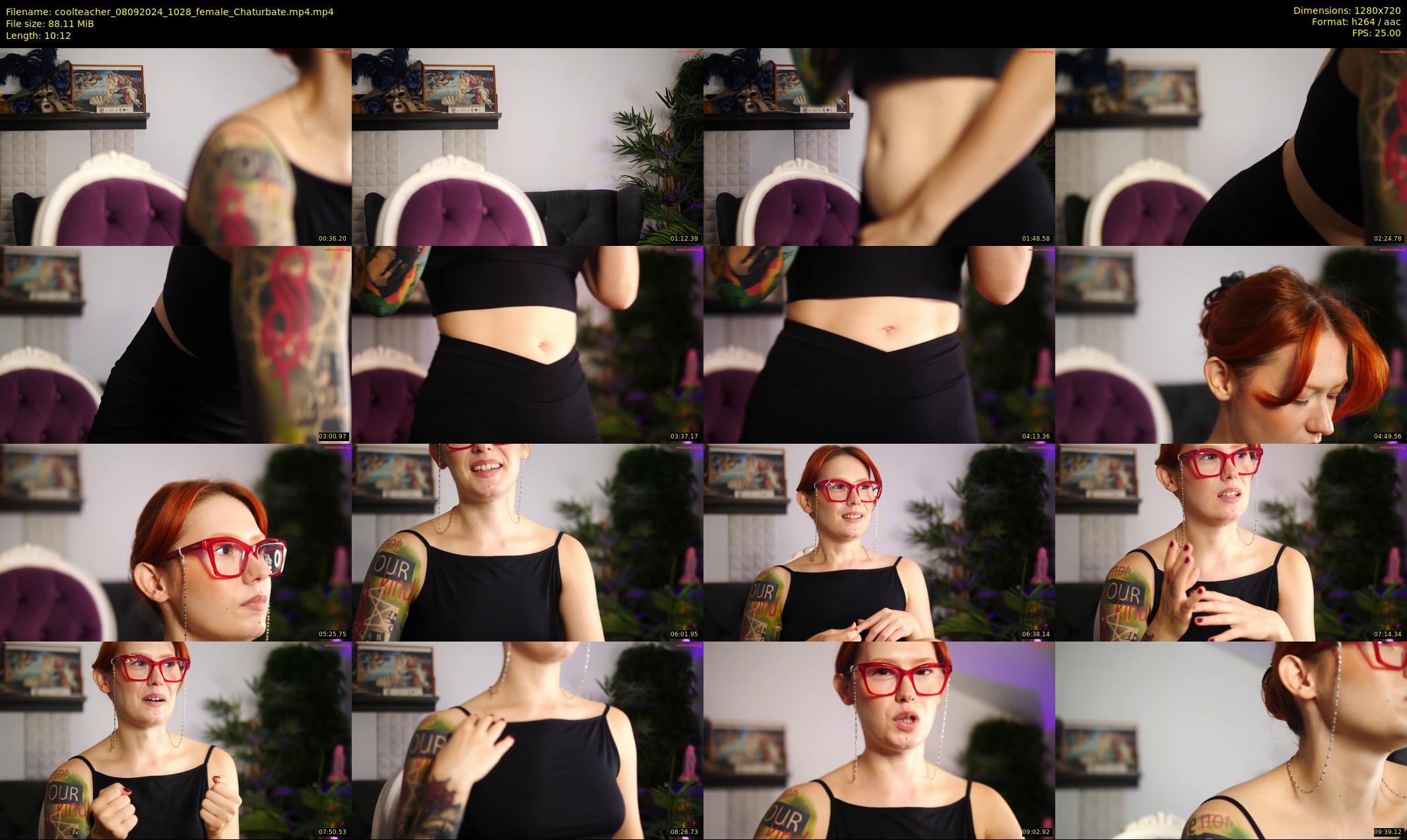 coolteacher — 11 minute Chaturbate female cam show recording, 720p, Sep 8, 2024