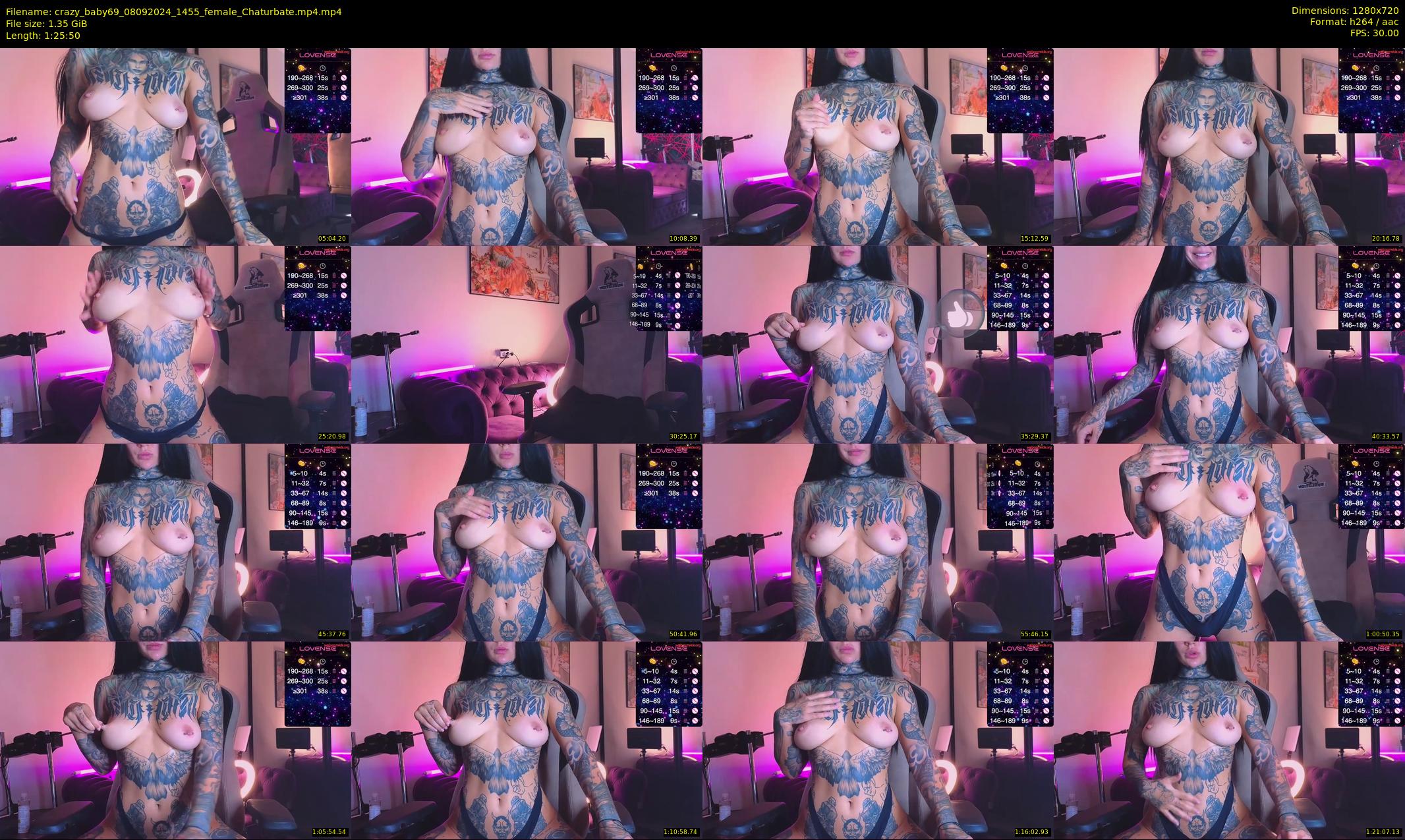 crazy_baby69 — 86 minute Chaturbate female cam show recording, 720p, Sep 8, 2024