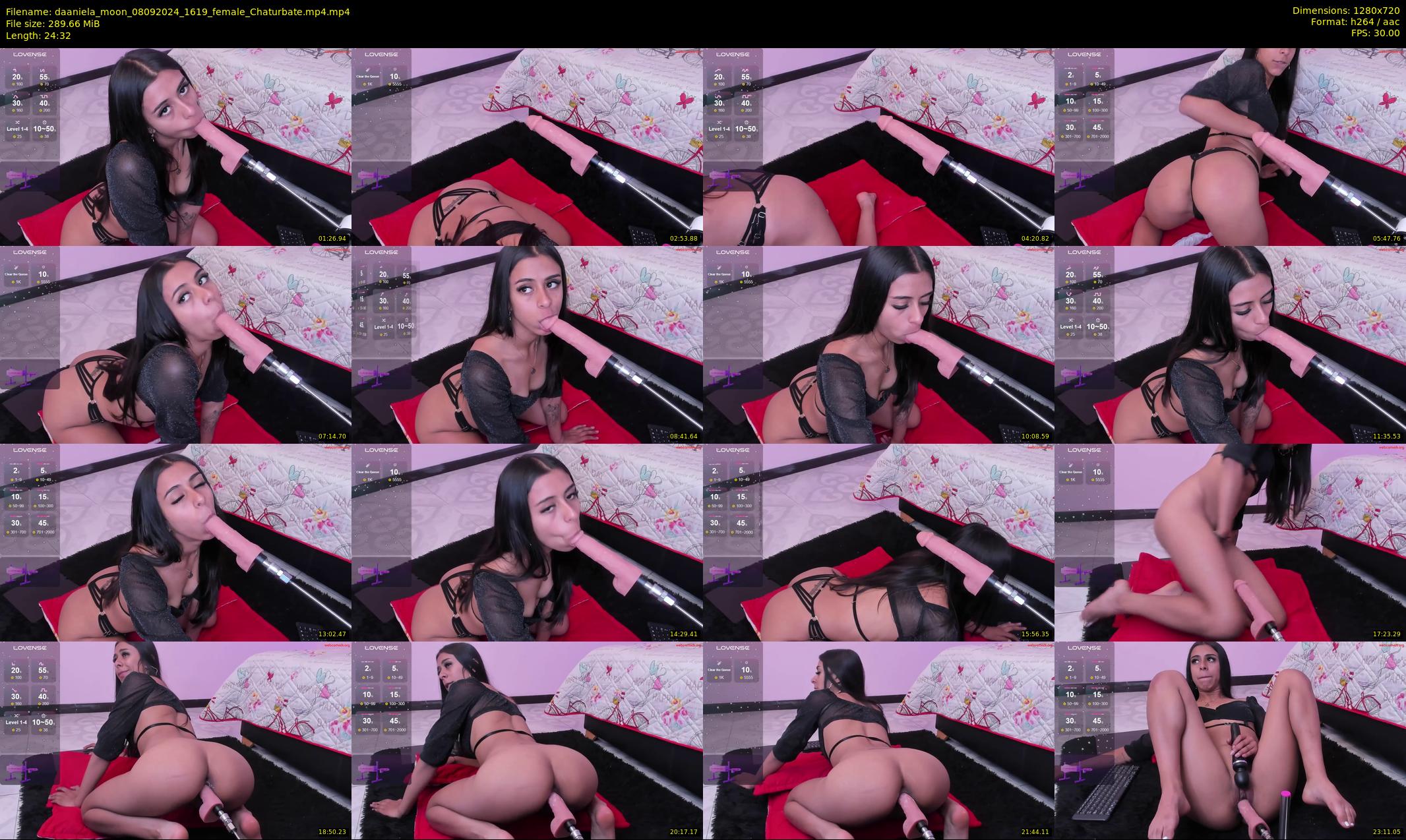 daaniela_moon — 25 minute Chaturbate female cam show recording, 720p, Sep 8, 2024