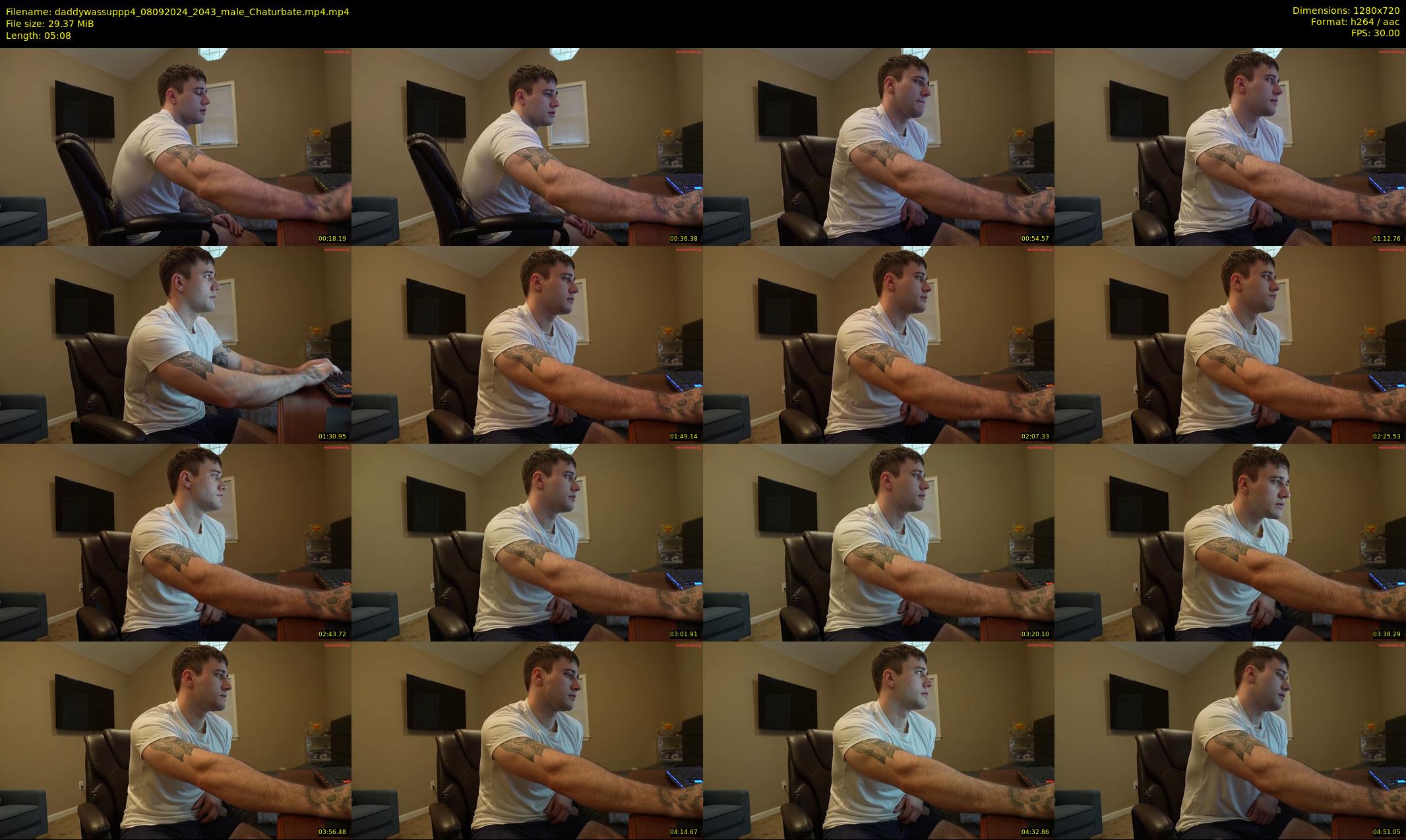 daddywassuppp4 — 6 minute Chaturbate male cam show recording, 720p, Sep 8, 2024