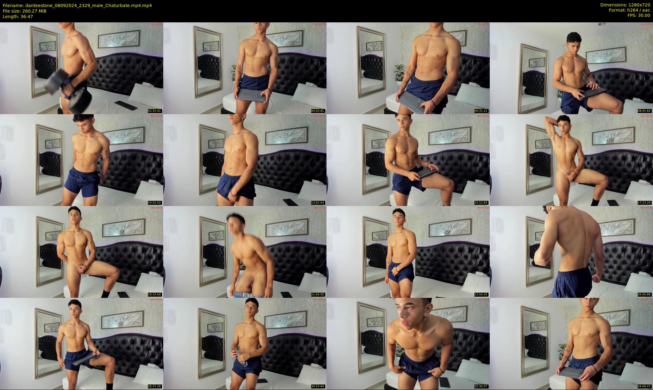 danteestone — 37 minute Chaturbate male cam show recording, 720p, Sep 8, 2024