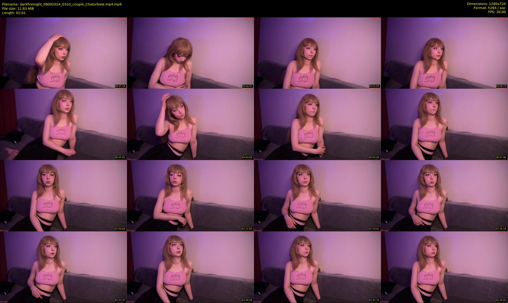 darkfirenight — 3 minute Chaturbate couple cam show recording, 720p, Sep 9, 2024