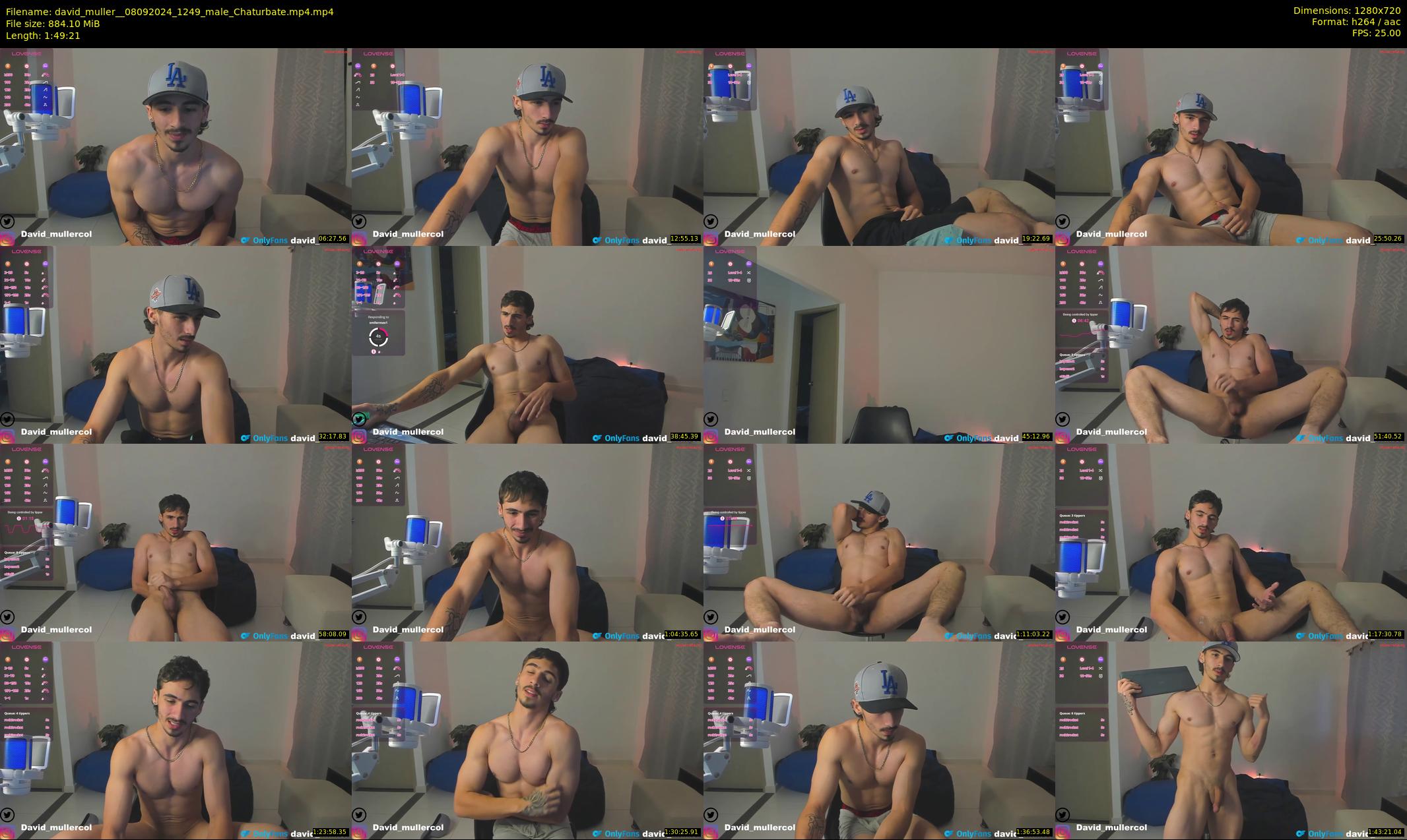 david_muller_ — 110 minute Chaturbate male cam show recording, 720p, Sep 8, 2024