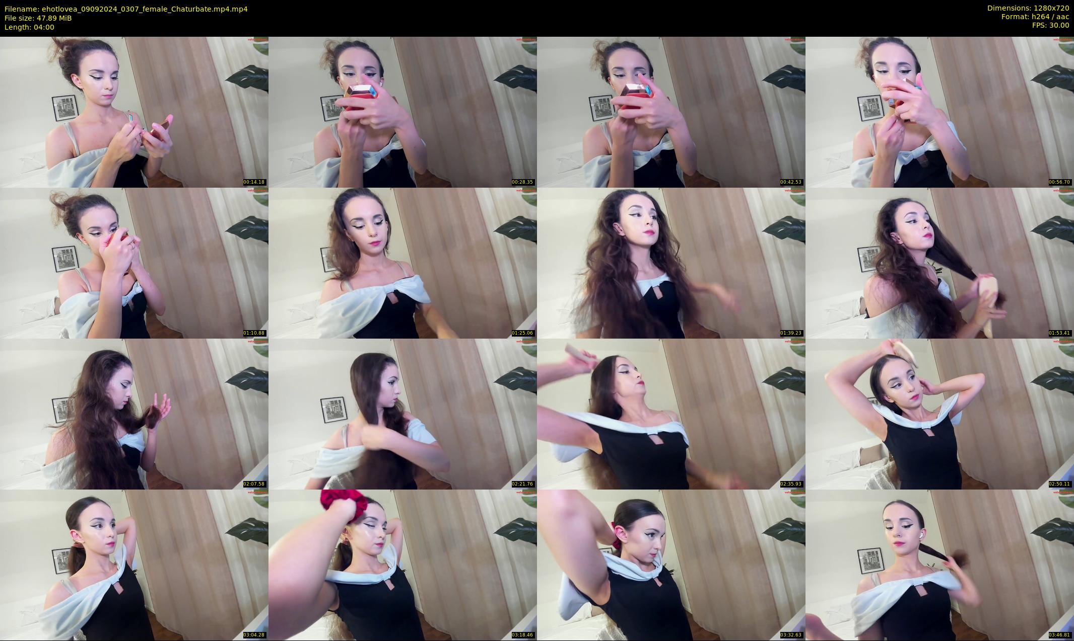 ehotlovea — 4 minute Chaturbate female cam show recording, 720p, Sep 9, 2024