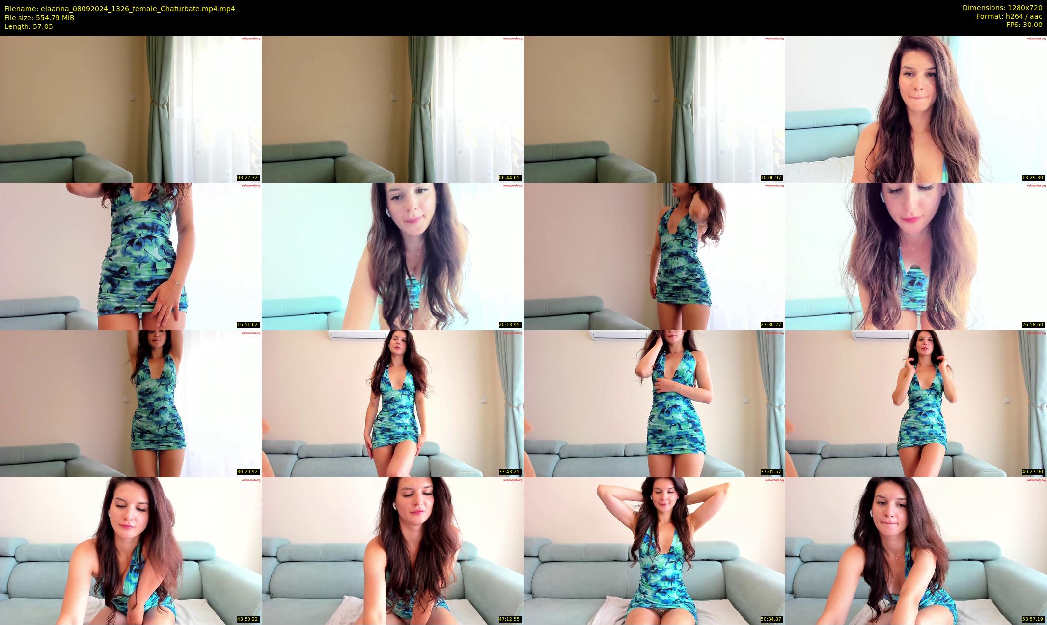 elaanna — 58 minute Chaturbate female cam show recording, 720p, Sep 8, 2024